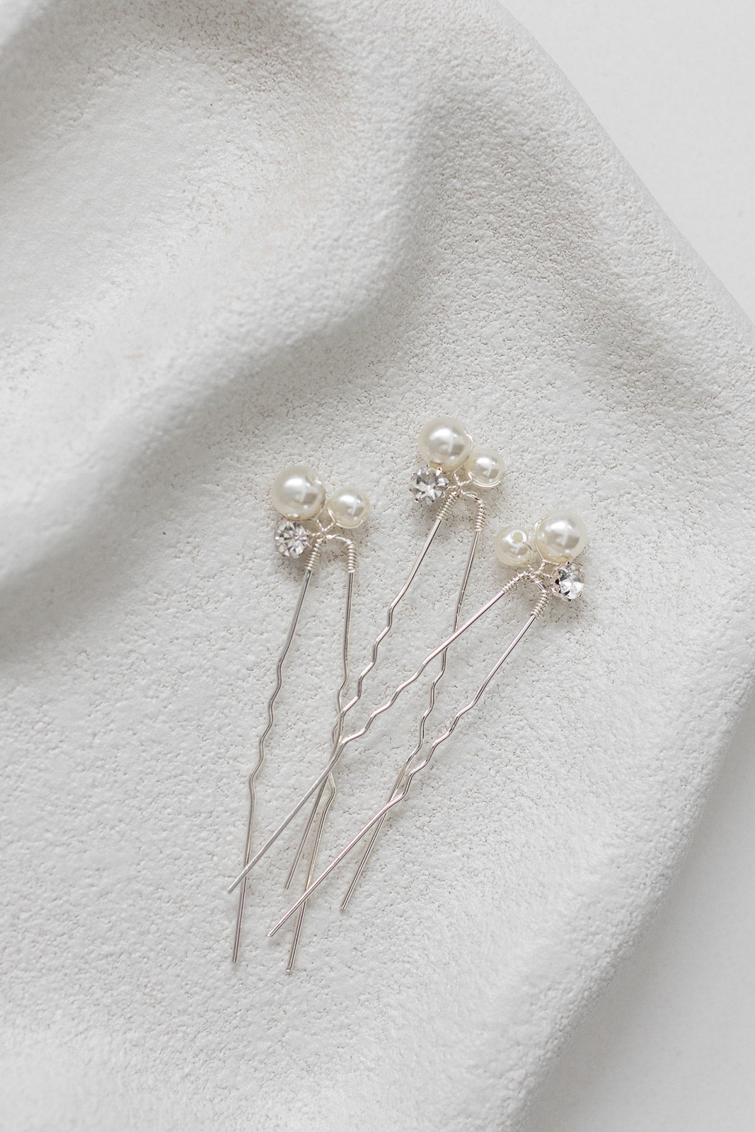 Blair - Mini Pearl & Crystal Bridal Hair Pins