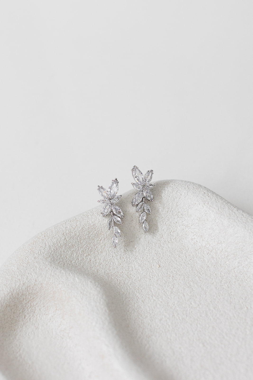 Bloom - Marquise Crystal Cluster Drop Bridal Earrings