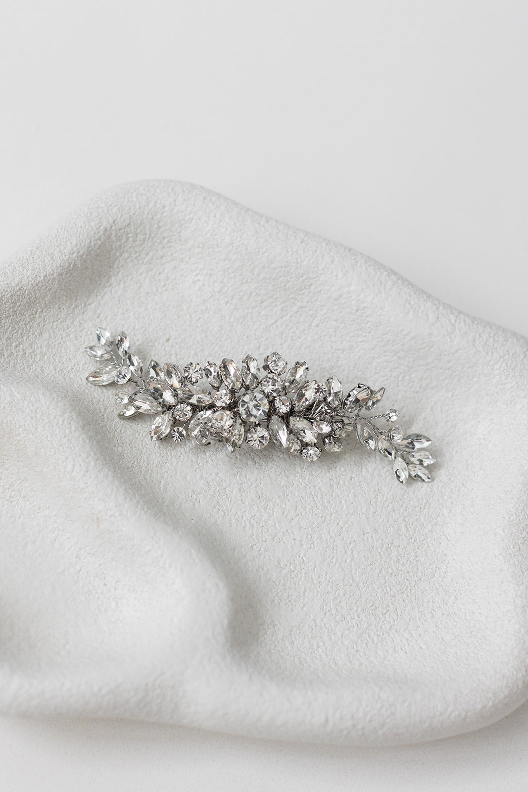 Buy Celine - Luxurious Crystal Embellished Bridal Hair Clip online | The White Collection Australia
