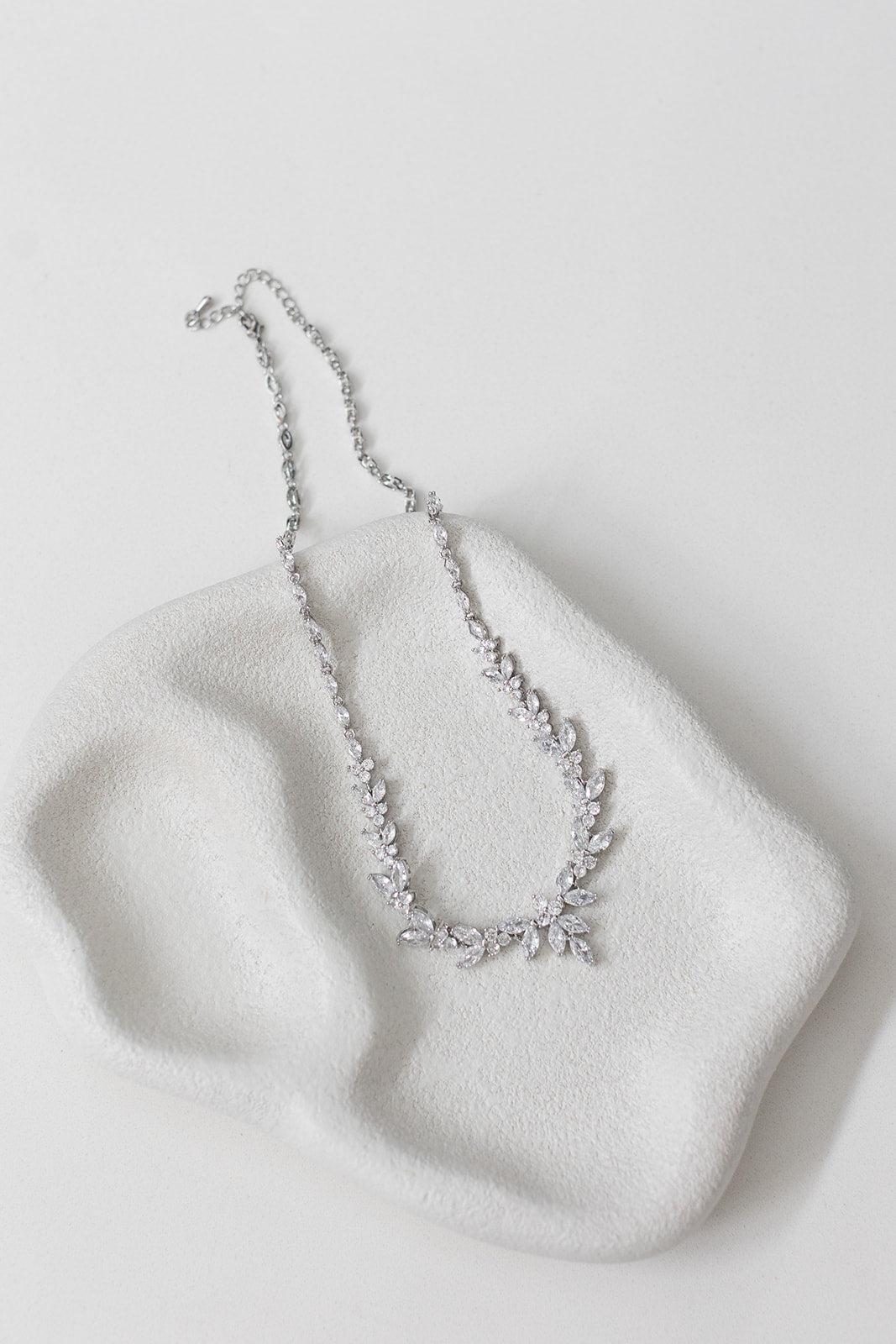 Buy Courtney - Statement Crystal Bridal Necklace online | The White Collection Australia