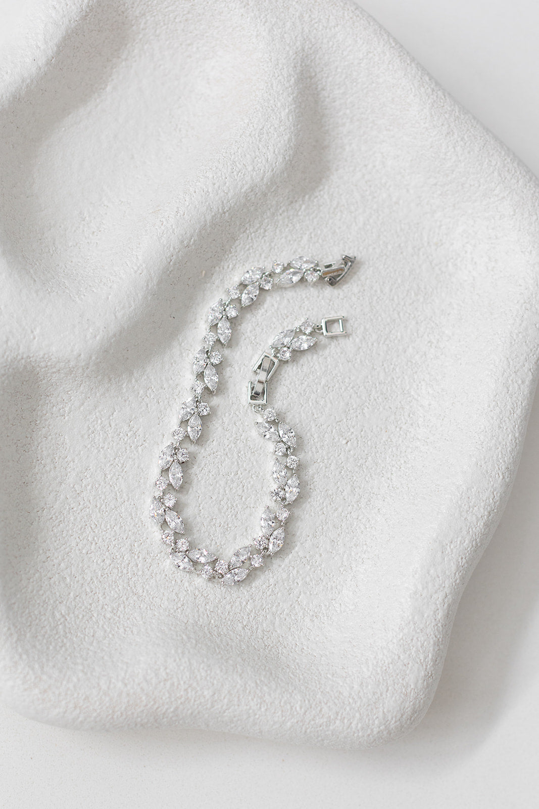 Buy Sabrina - Unique Crystal Bridal Bracelet online | The White Collection Australia
