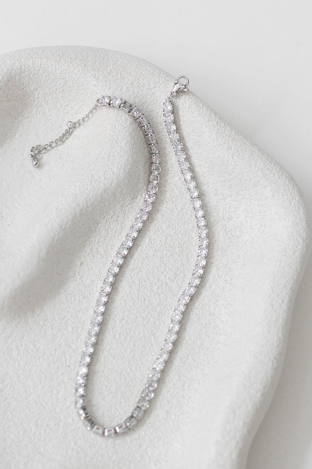 Buy Tiffany - Classic Crystal Bridal Tennis Necklace online | The White Collection Australia