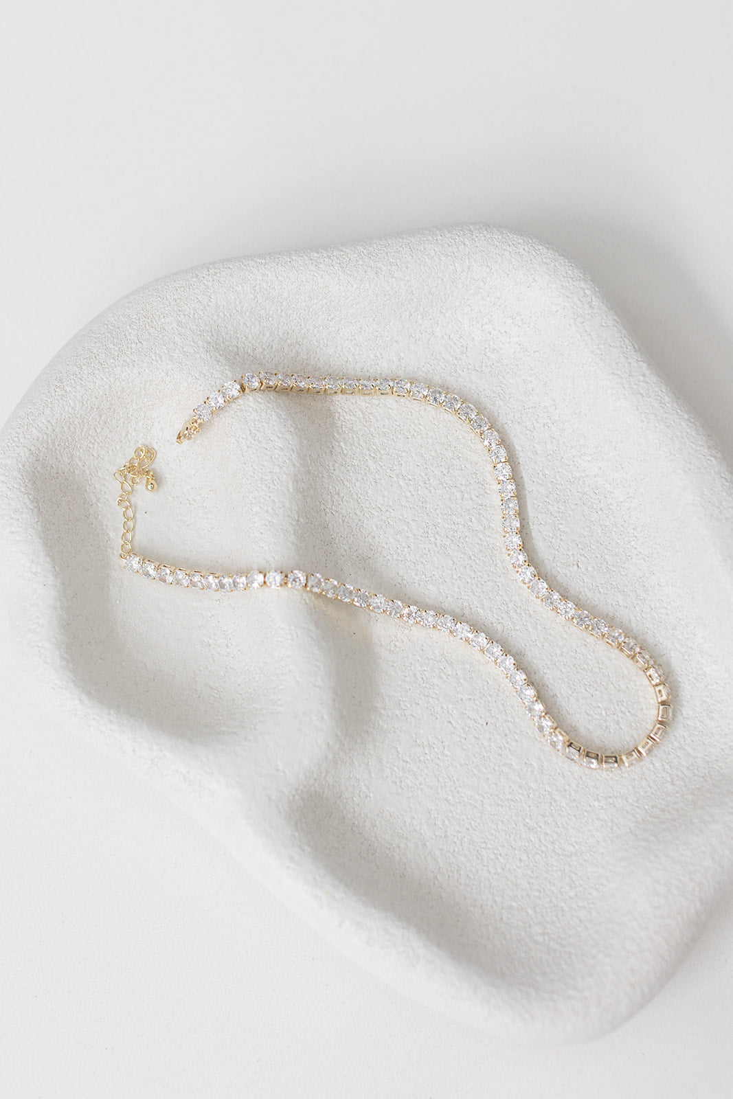 Buy Tiffany - Classic Crystal Bridal Tennis Necklace online | The White Collection Australia
