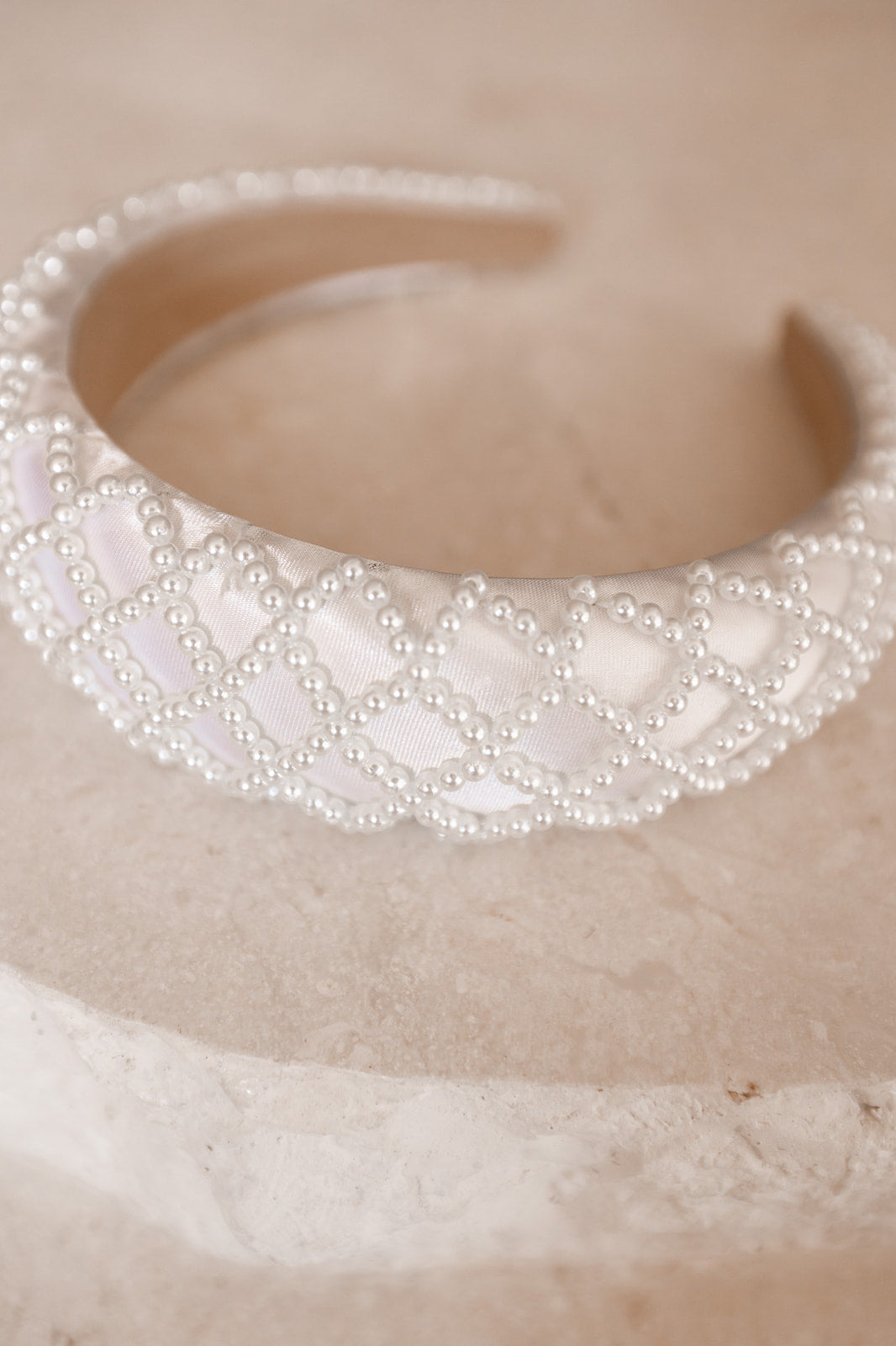 Buy Aurora - Classic Style Pearl Bridal Headband online | The White Collection Australia