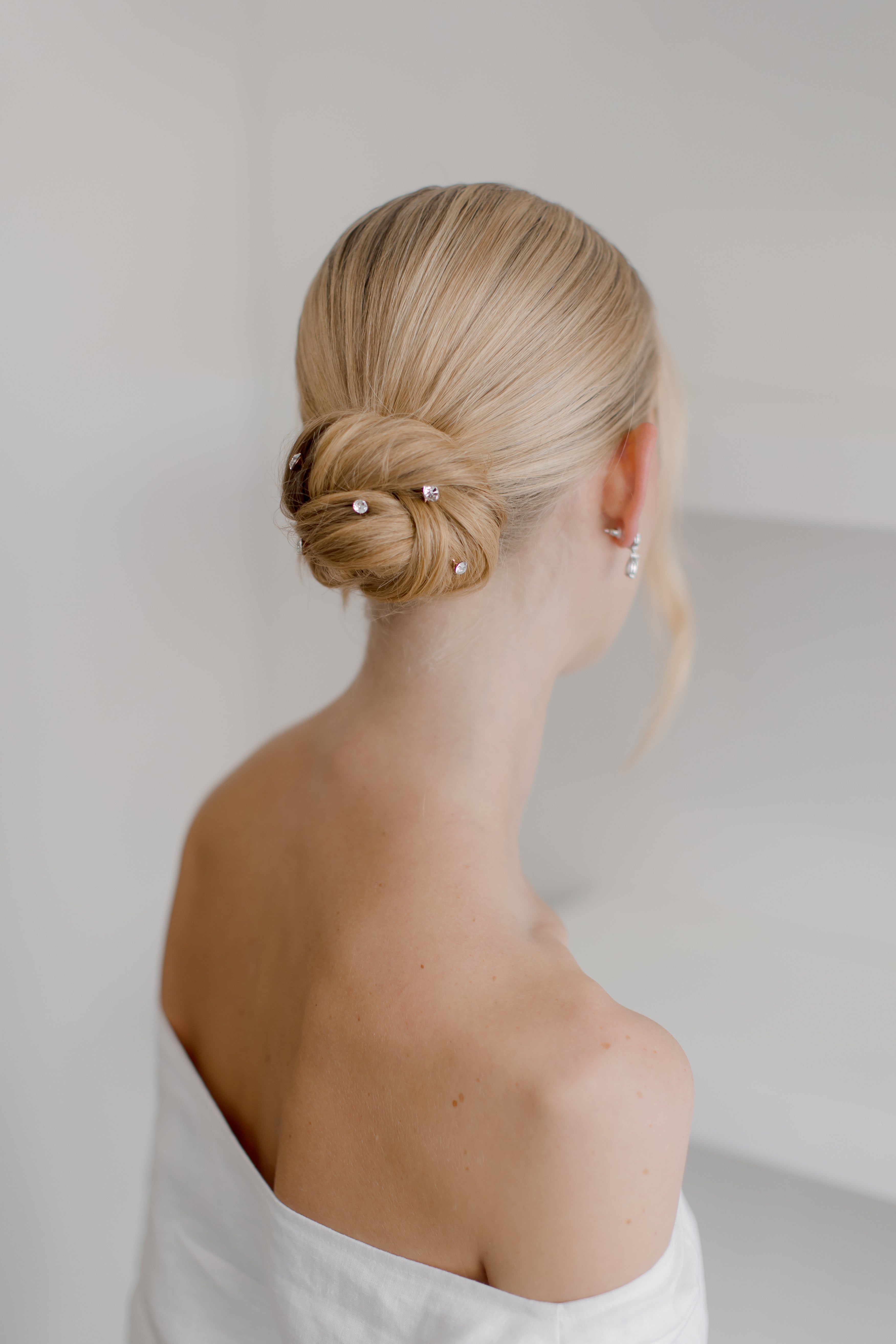Bridal Crystal Hair Pin Trio