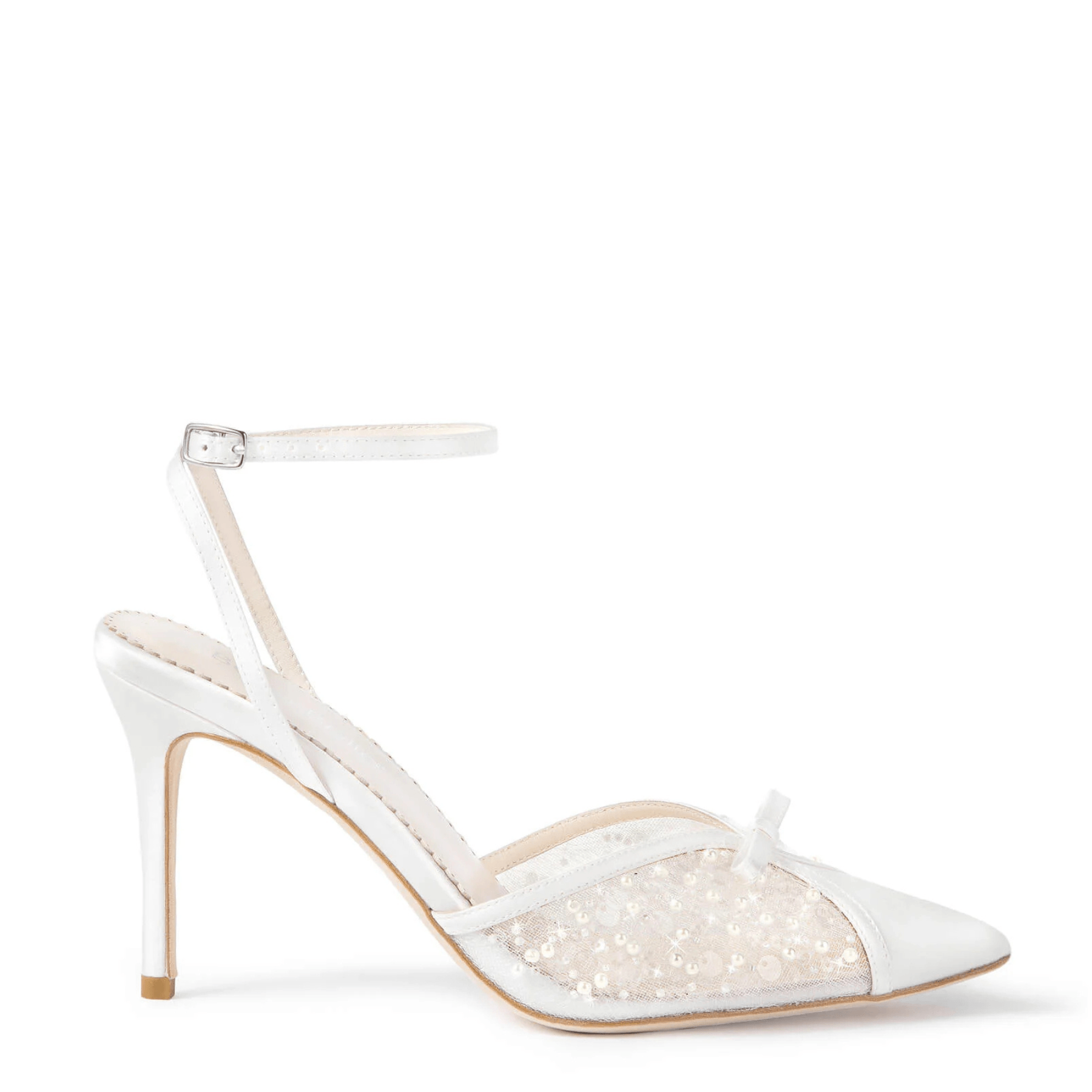 Buy Waverly - Pearl & Sequin Stiletto Wedding Heels - Ivory online | The White Collection Australia