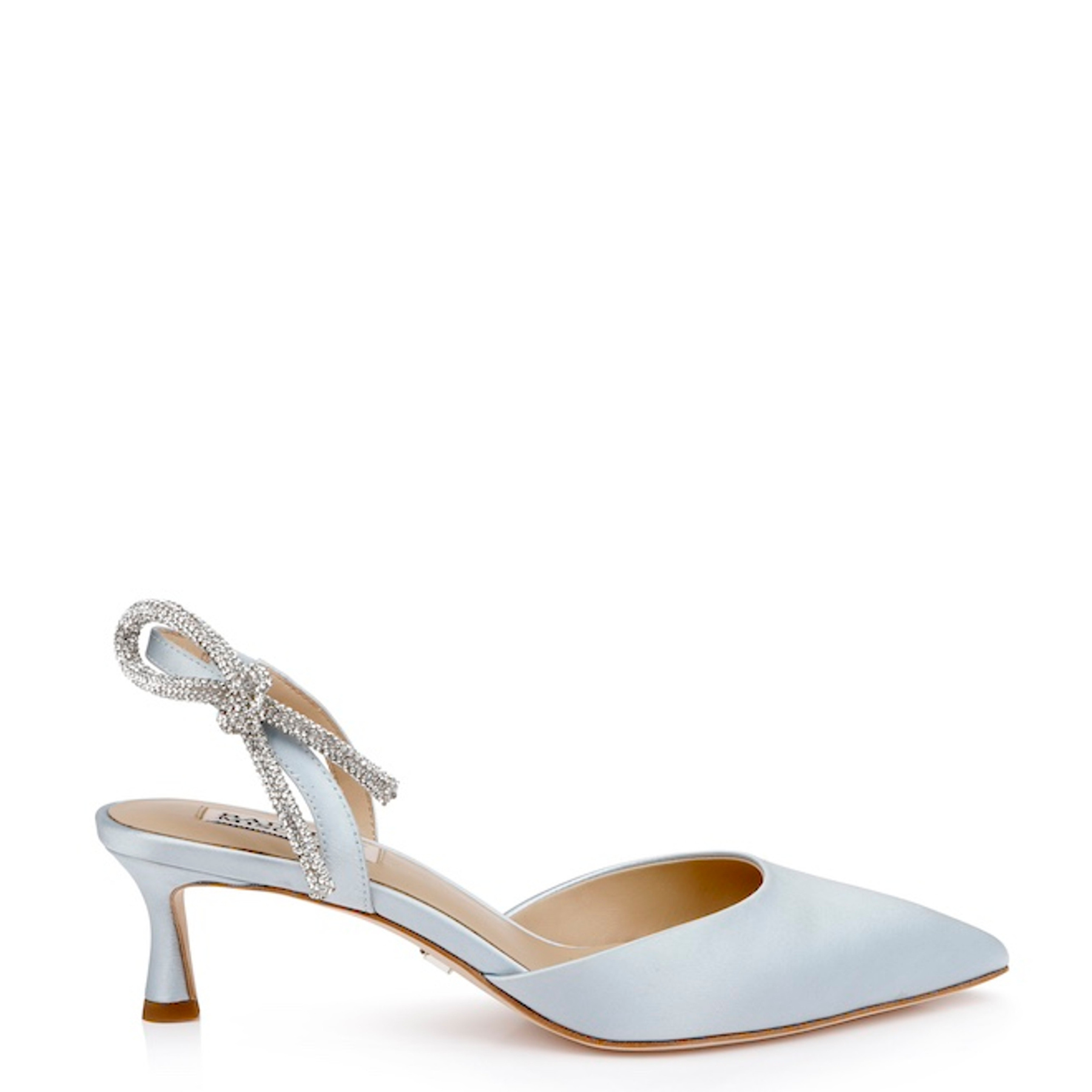 Buy Gentry - Kitten Heel Slingback Pumps - Moonstone Blue online | The White Collection Australia