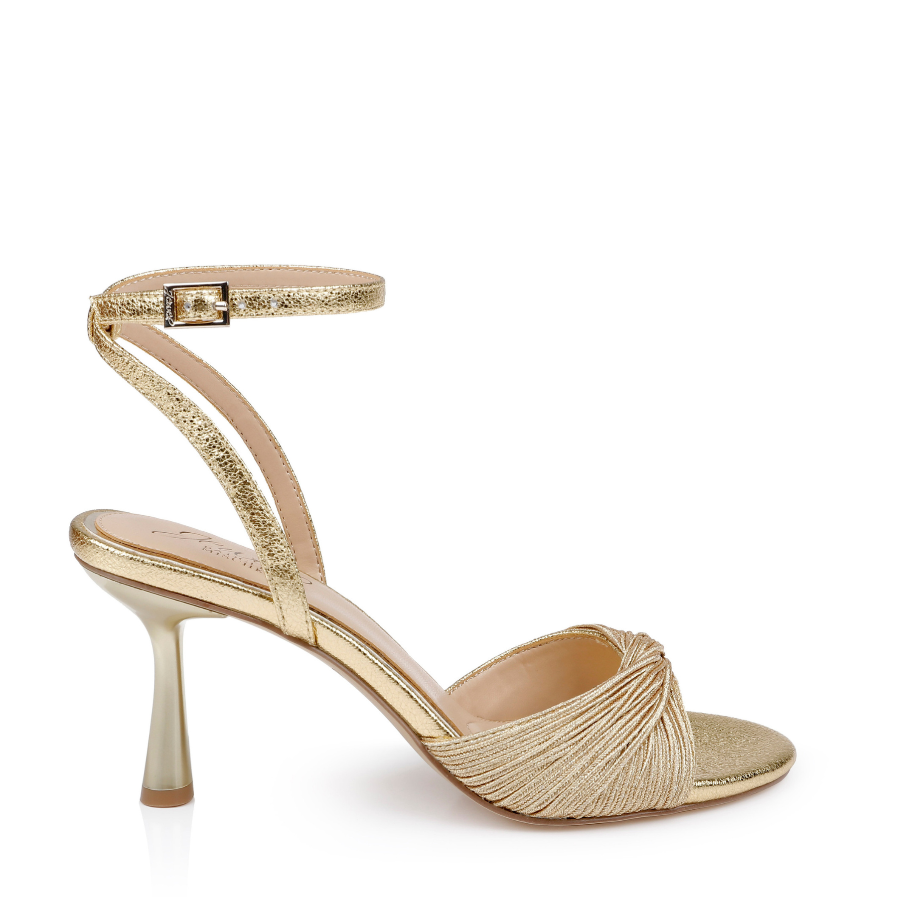 Nanette - Ankle Strap Sandals - Gold