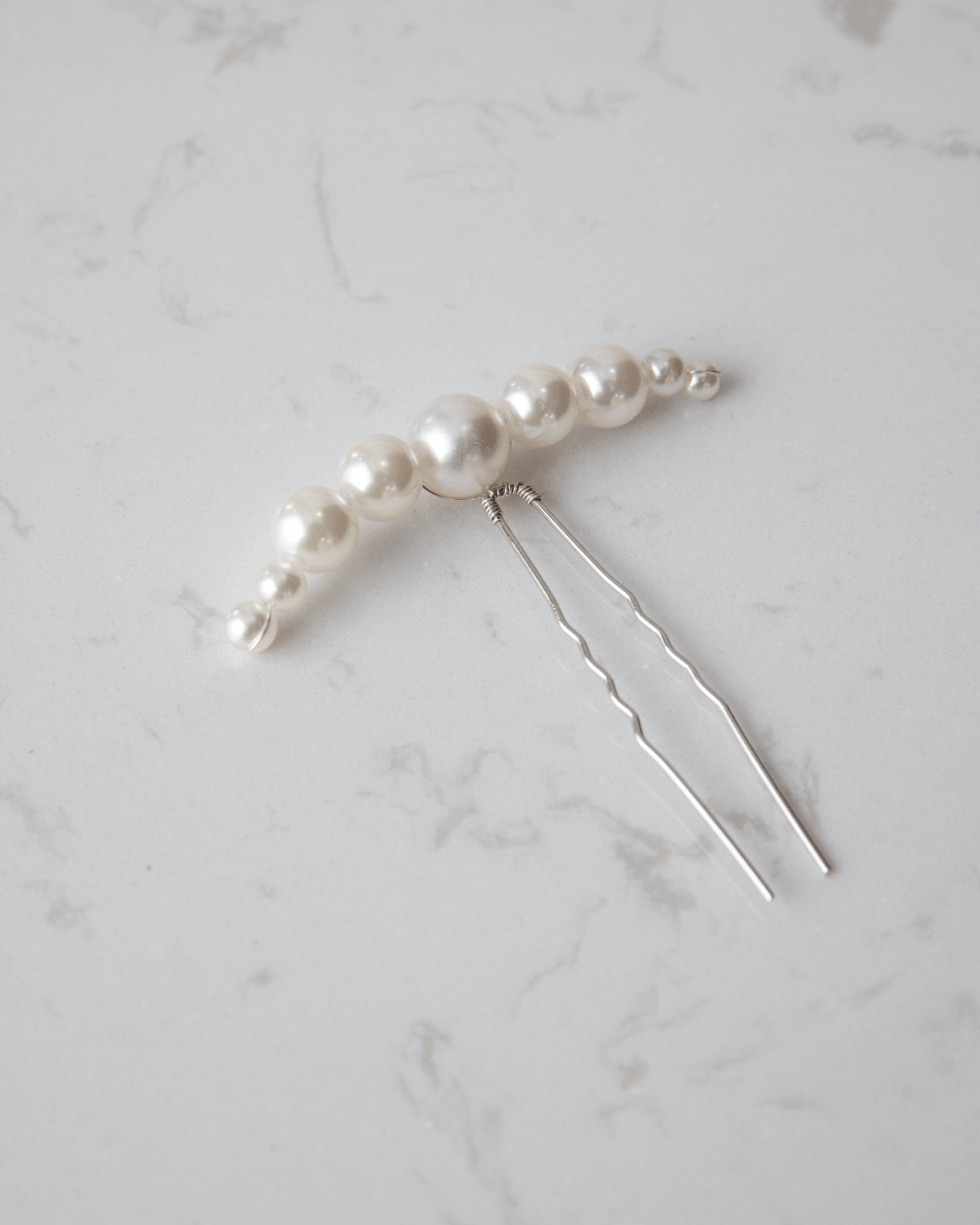 Buy Mary - Pearl Bridal Hair Pin online | The White Collection Australia