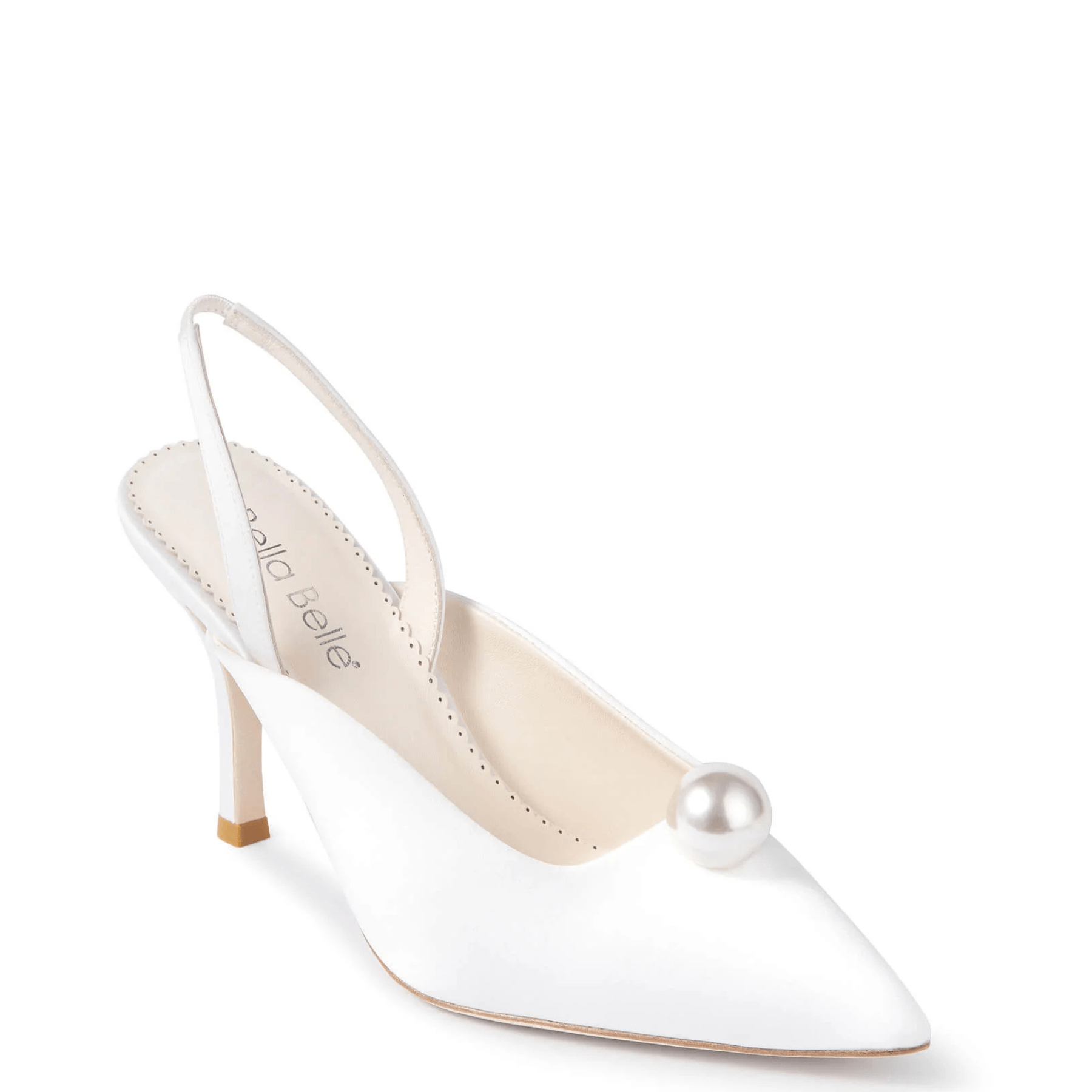 Buy Misha - Pearl Slingback Bridal Heels - Ivory online | The White Collection Australia