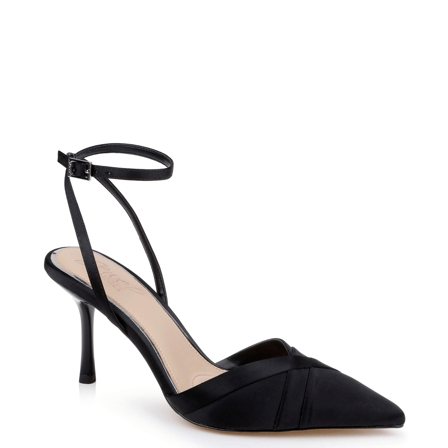 Buy Parklyn - Pointed Toe Ankle Strap Pump - Black online | The White Collection Australia