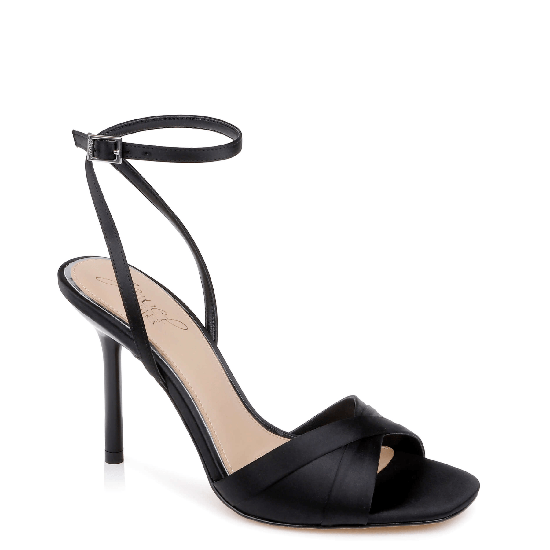 Buy Parisa - Cross Front Stiletto Sandals - Black online | The White Collection Australia