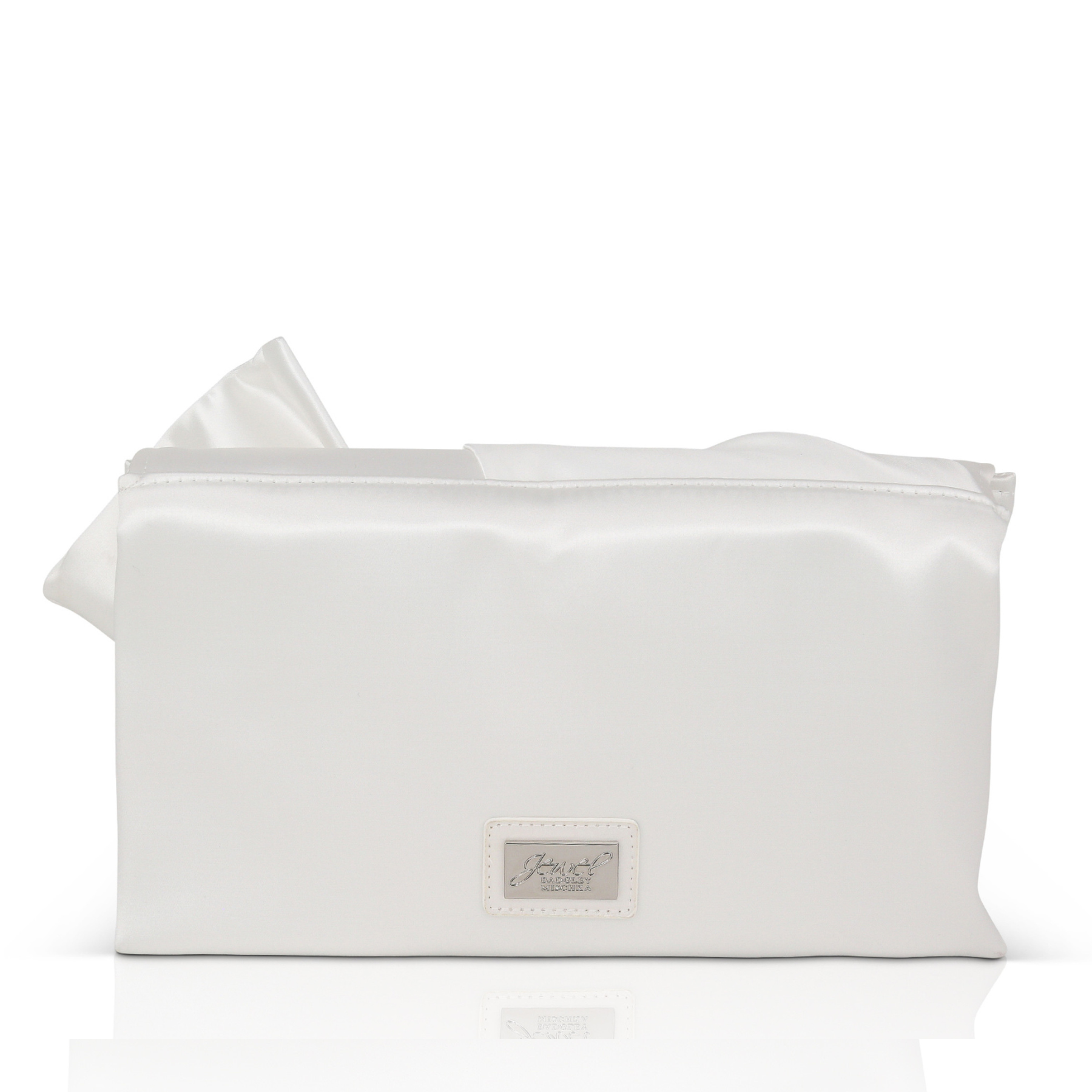 Buy Delilah - Handtied Bow Envelope Clutch - White online | The White Collection Australia
