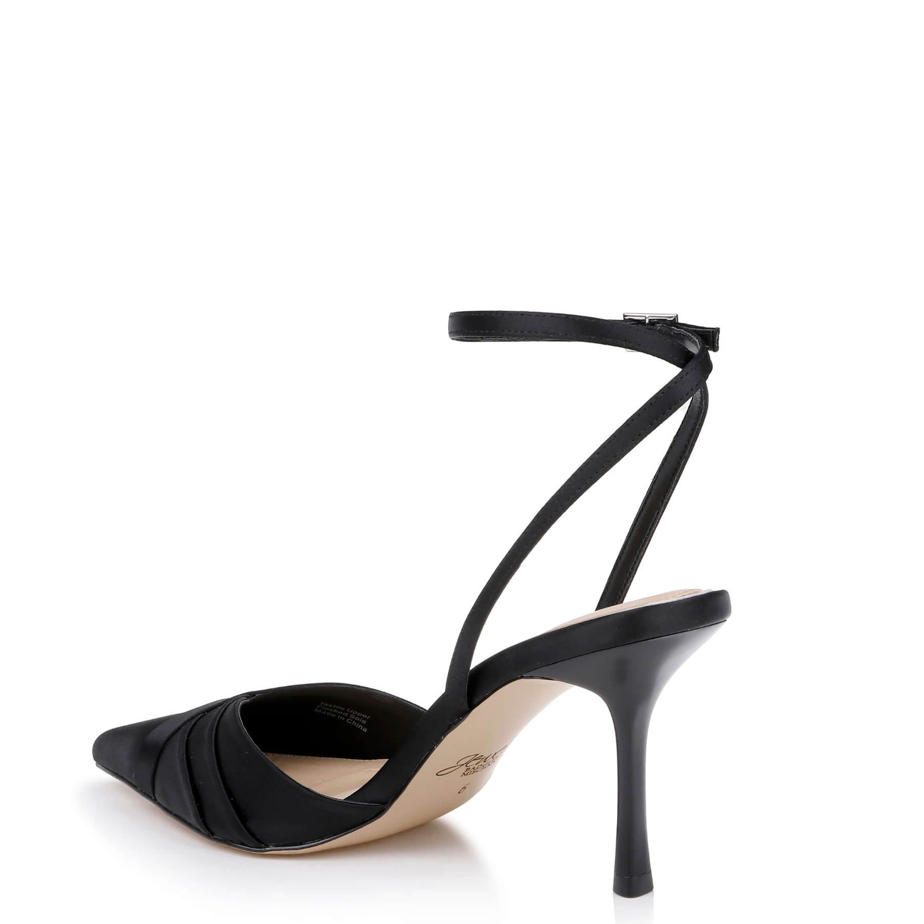 Parklyn - Pointed Toe Ankle Strap Pump - Black