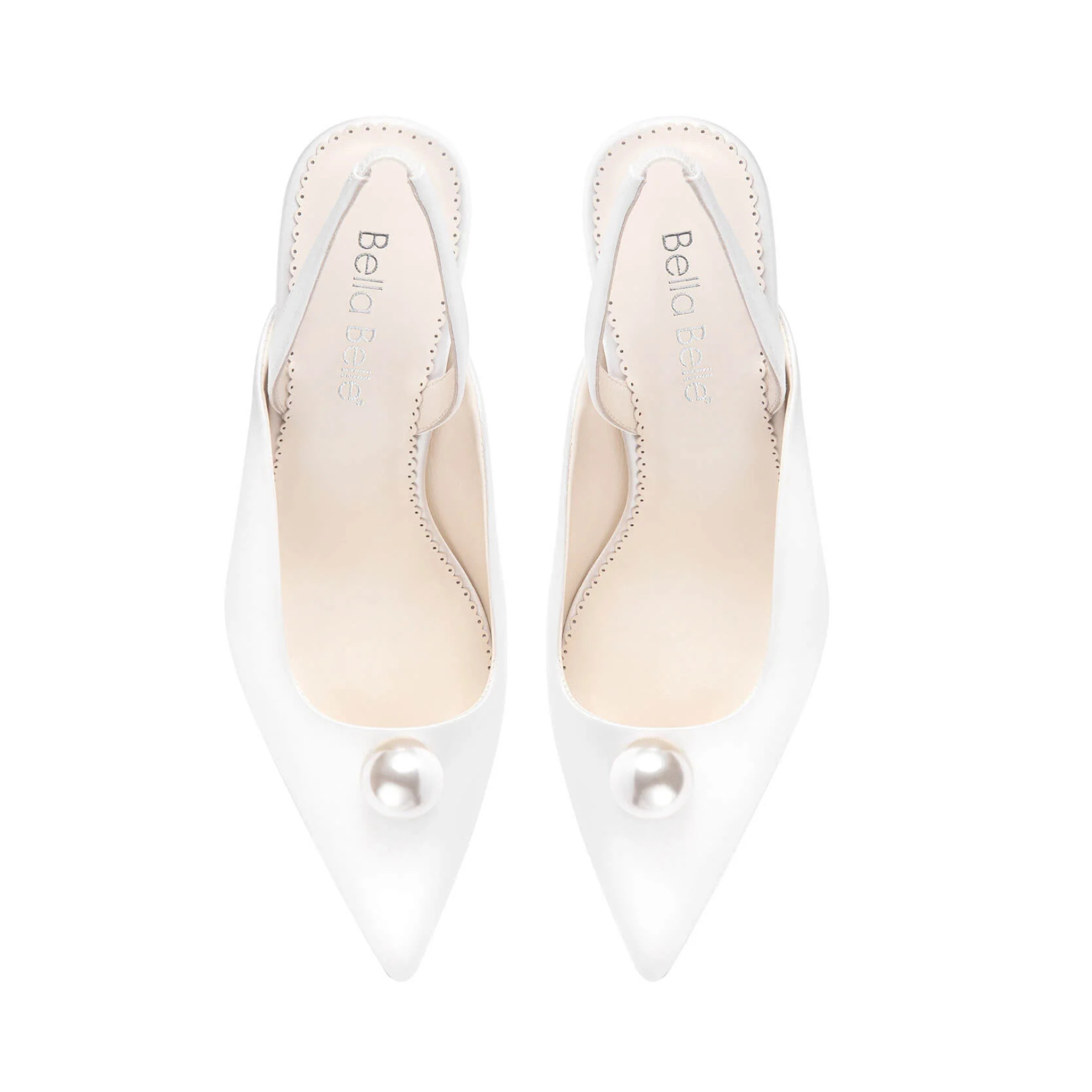 Buy Misha - Pearl Slingback Bridal Heels - Ivory online | The White Collection Australia