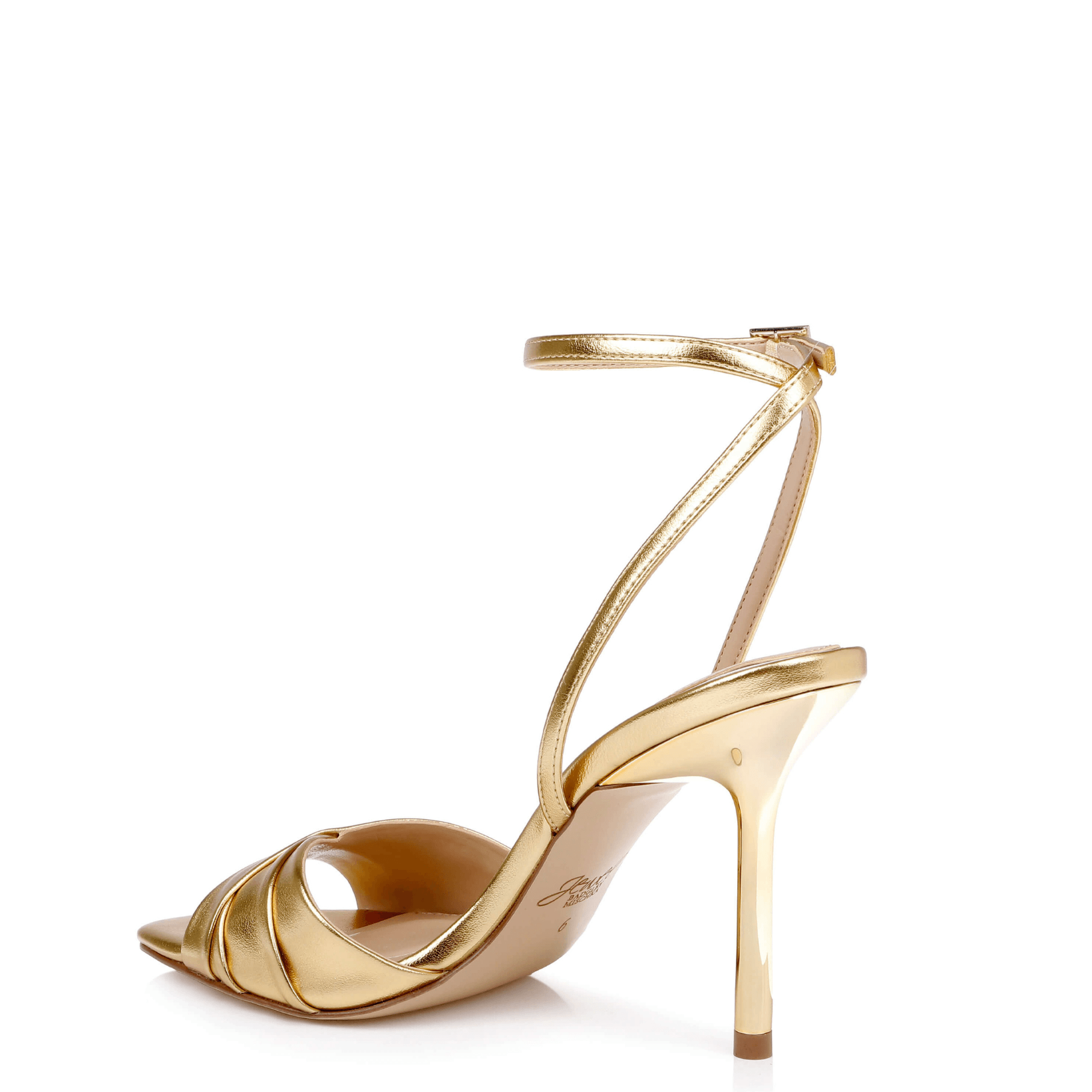 Buy Parisa - Cross Front Stiletto Sandals - Gold online | The White Collection Australia