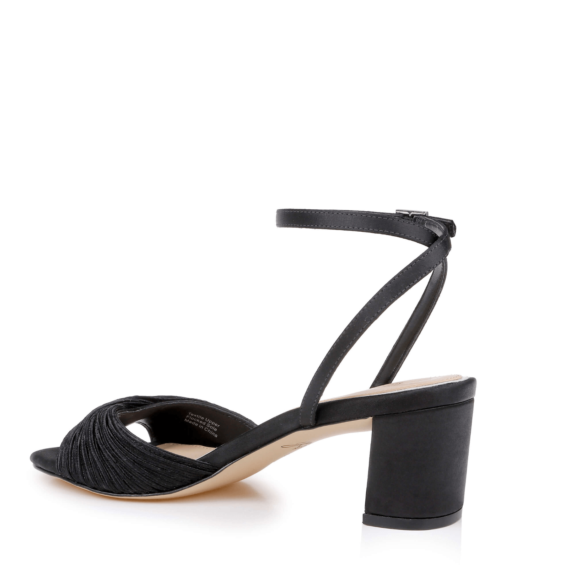 Buy Pretty - Open Toe Strappy Low Block Heel - Black online | The White Collection Australia