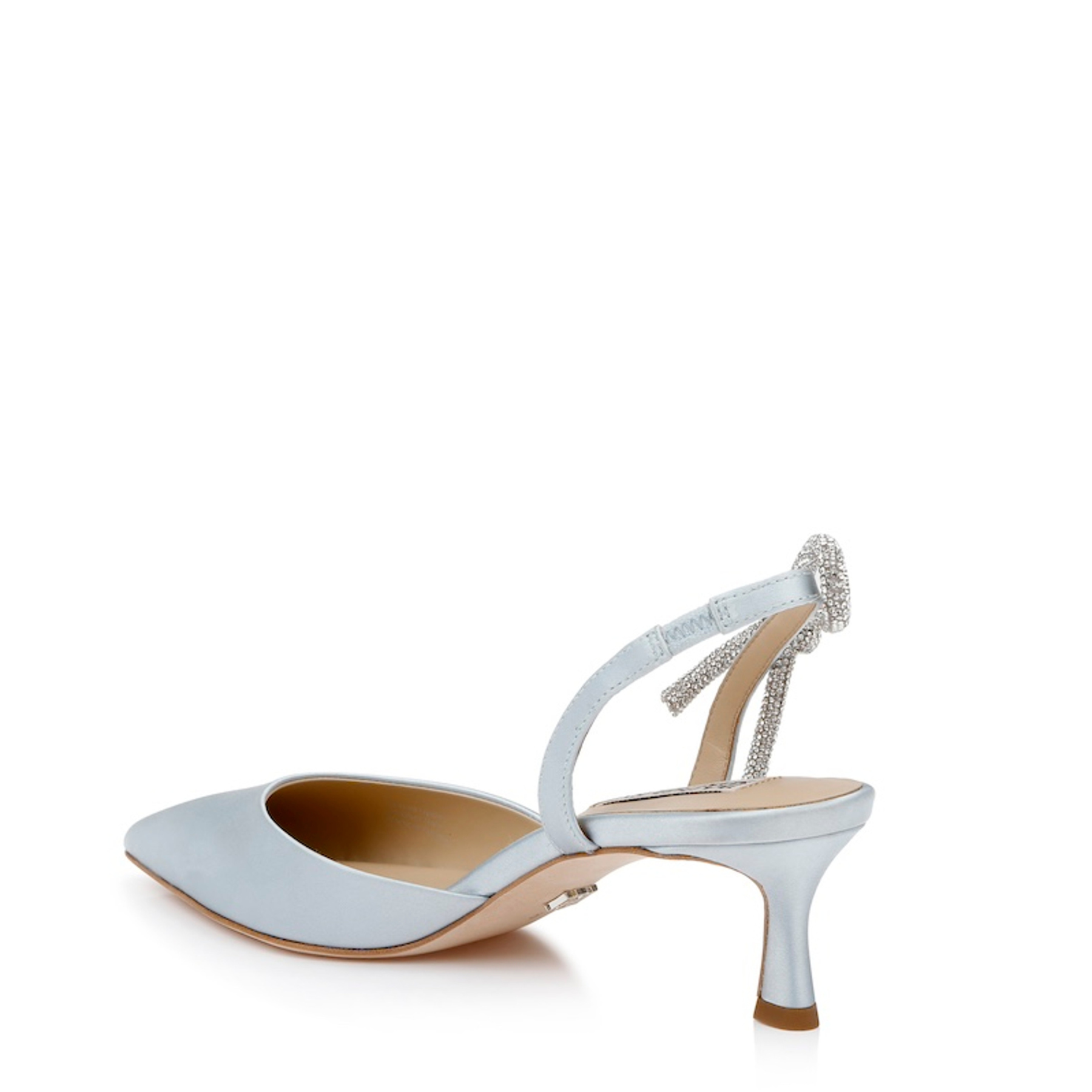 Buy Gentry - Kitten Heel Slingback Pumps - Moonstone Blue online | The White Collection Australia