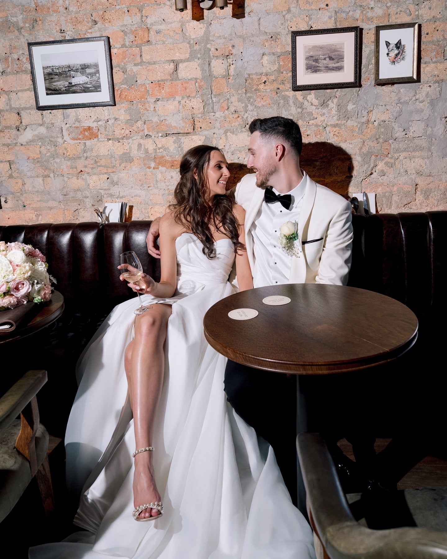 Alexandra - White Pearl Bridal Block Heel