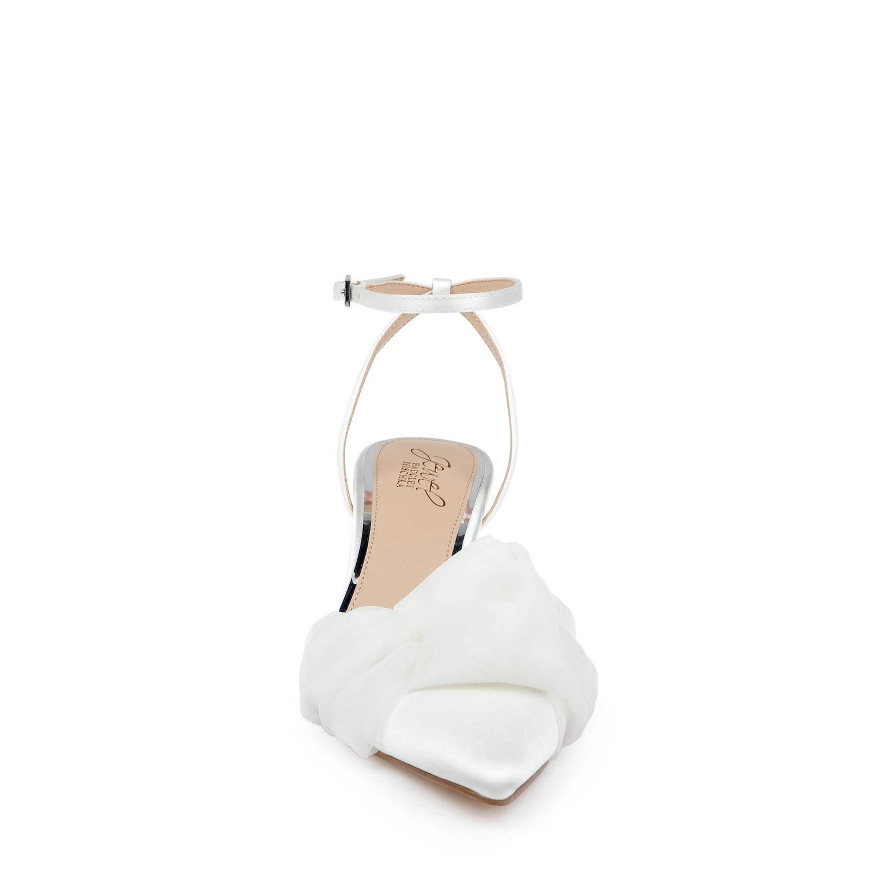 Favor - Pointed Toe Kitten Heels - Ivory