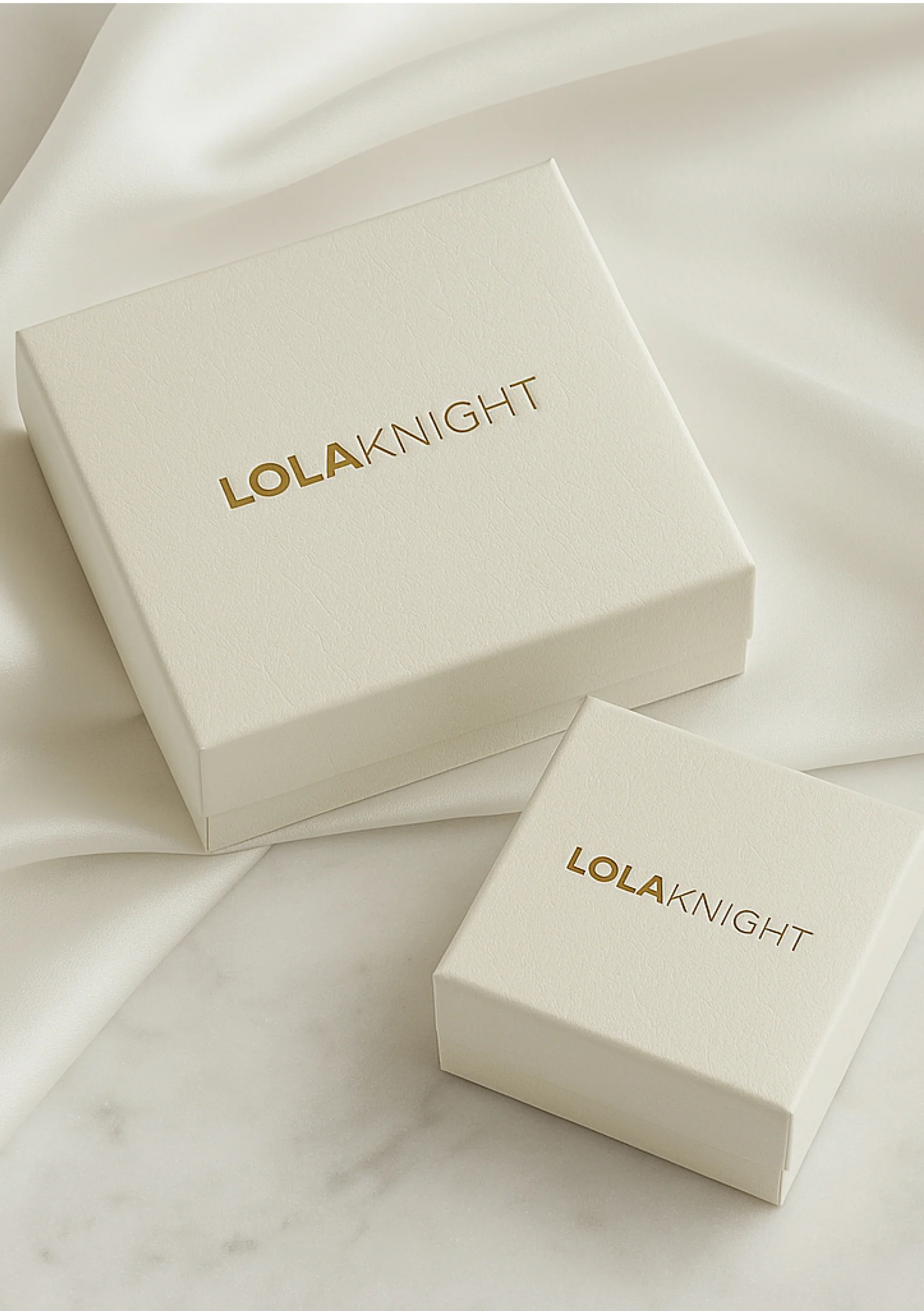 Lola Knight - Esme - Crystal Pearl Stud Earrings - 18K Gold
