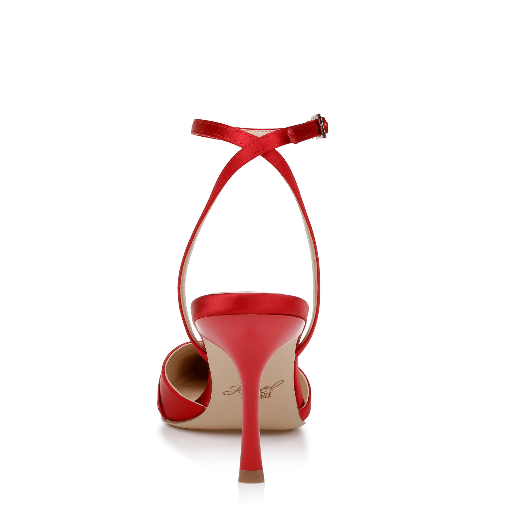 Buy Parklyn - Pointed Toe Ankle Strap Pump - Red online | The White Collection Australia