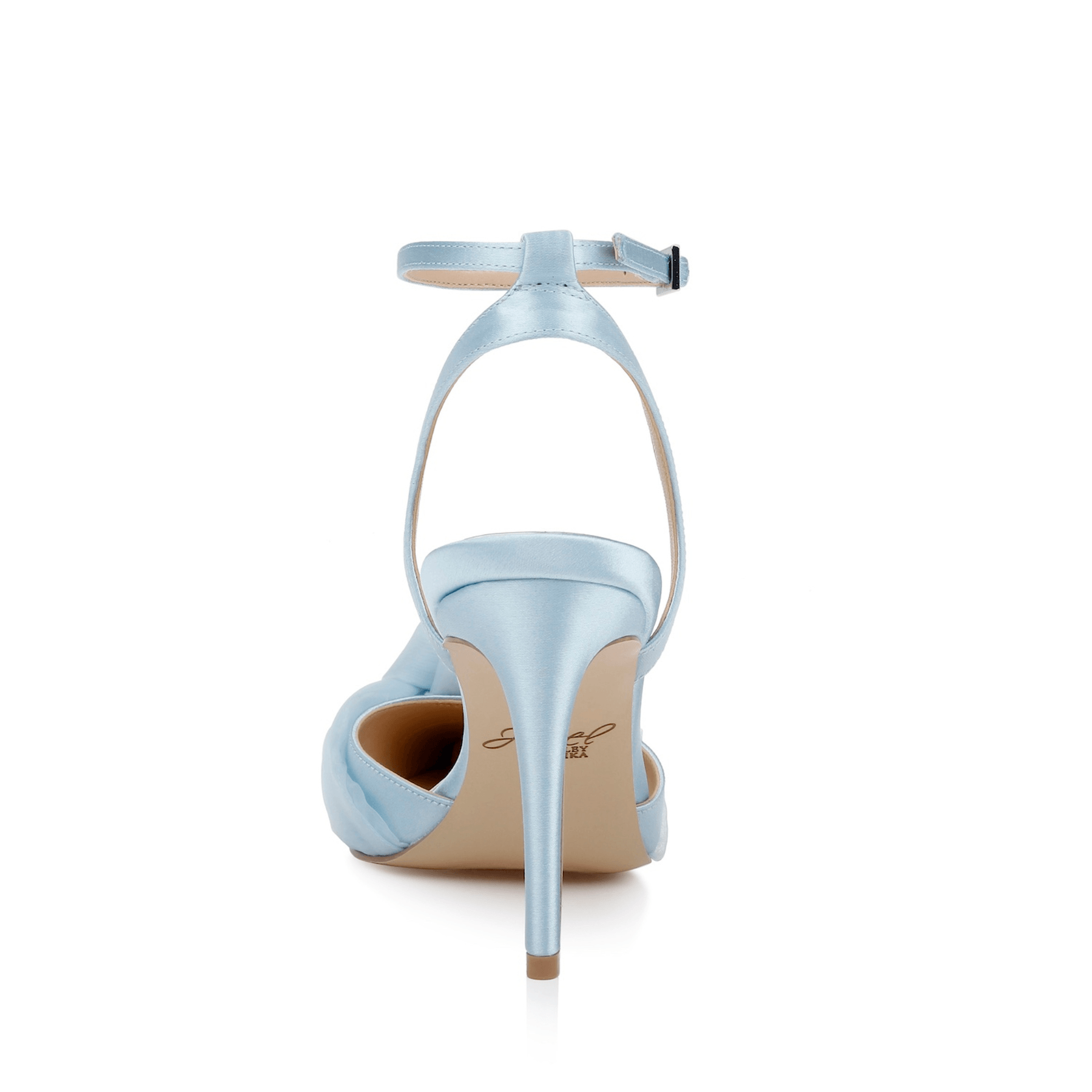 Buy Federica - Pointed Toe Ankle Strap Pumps - Sky Blue online | The White Collection Australia