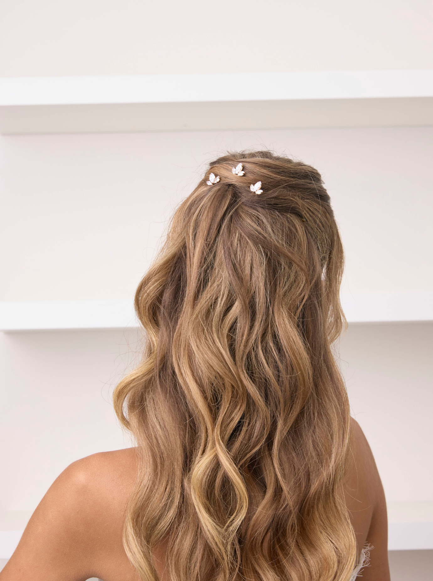 Effie - Marquise Crystal Bridal Hair Pin Trio