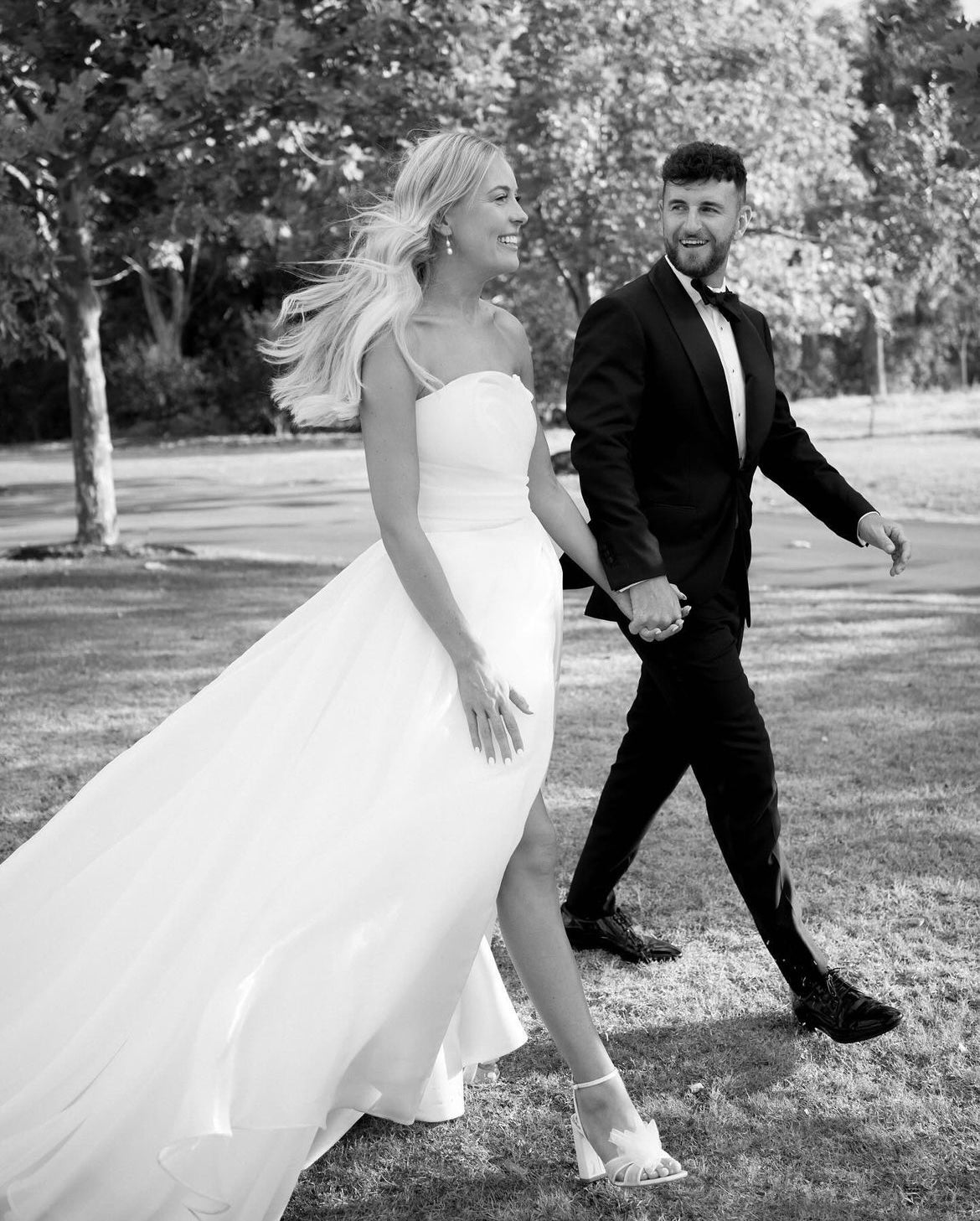 Tess - Peep Toe Block Heel With Tulle Bow - White