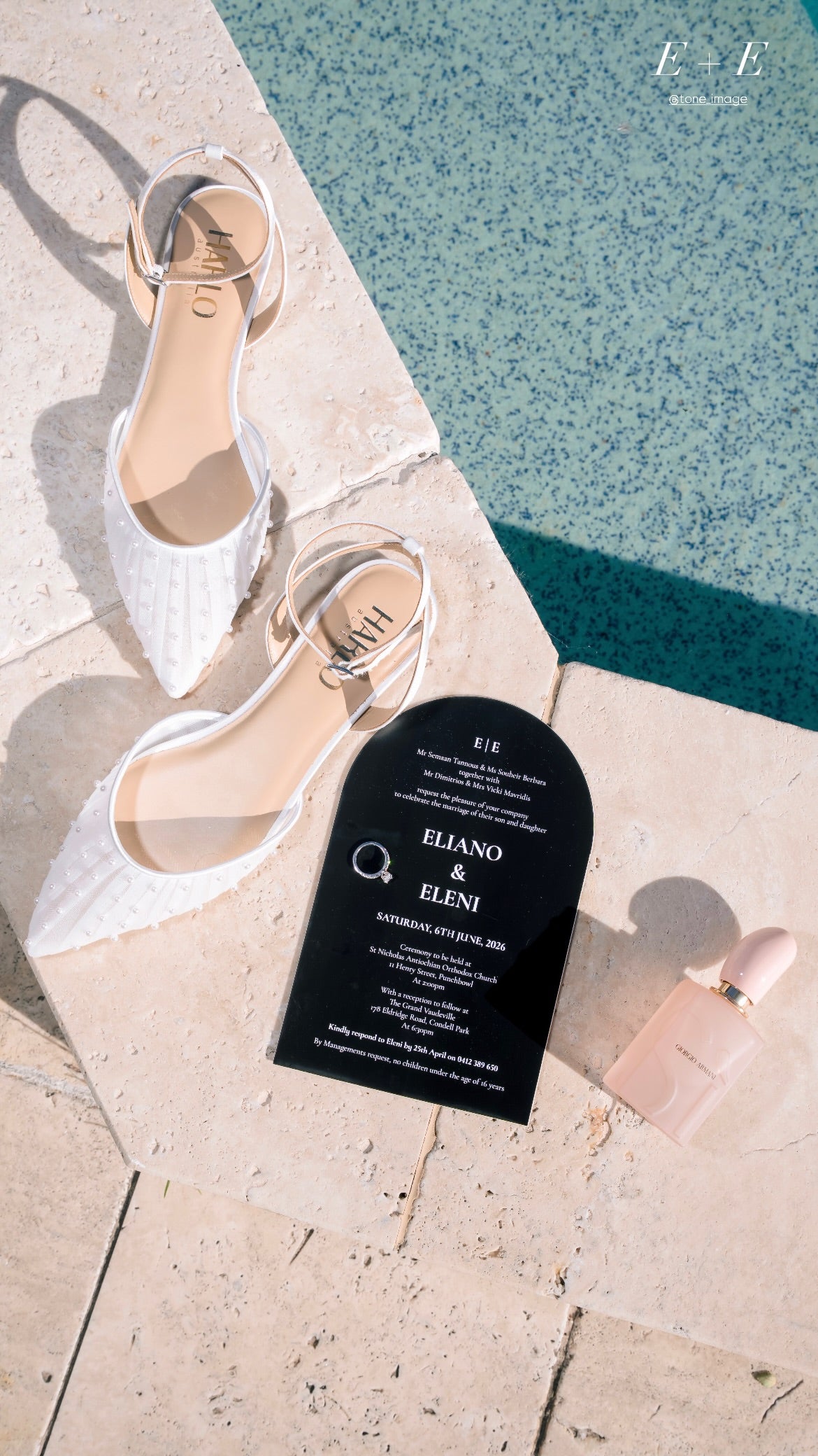 Chanel Pearl - White Tulle Flats with Handsewn Pearls