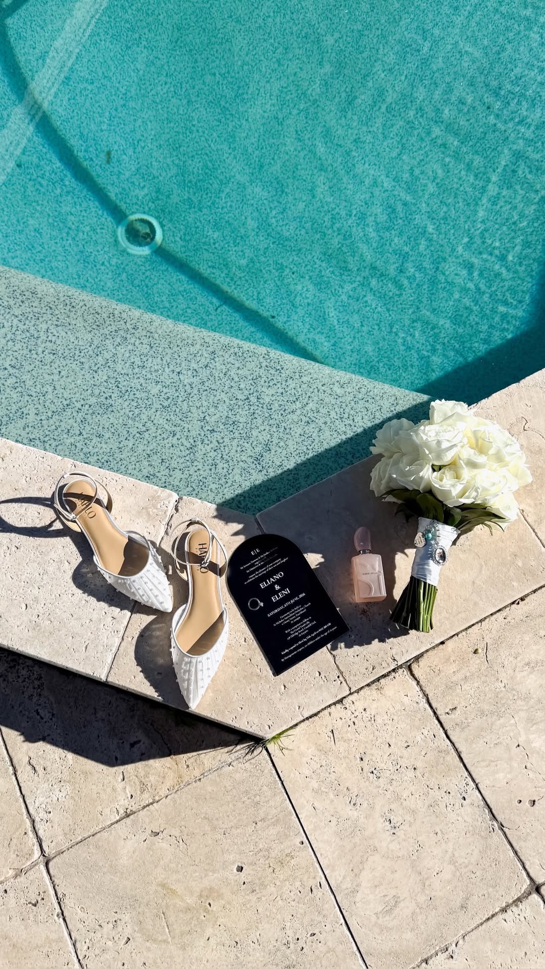 Chanel Pearl - White Tulle Flats with Handsewn Pearls