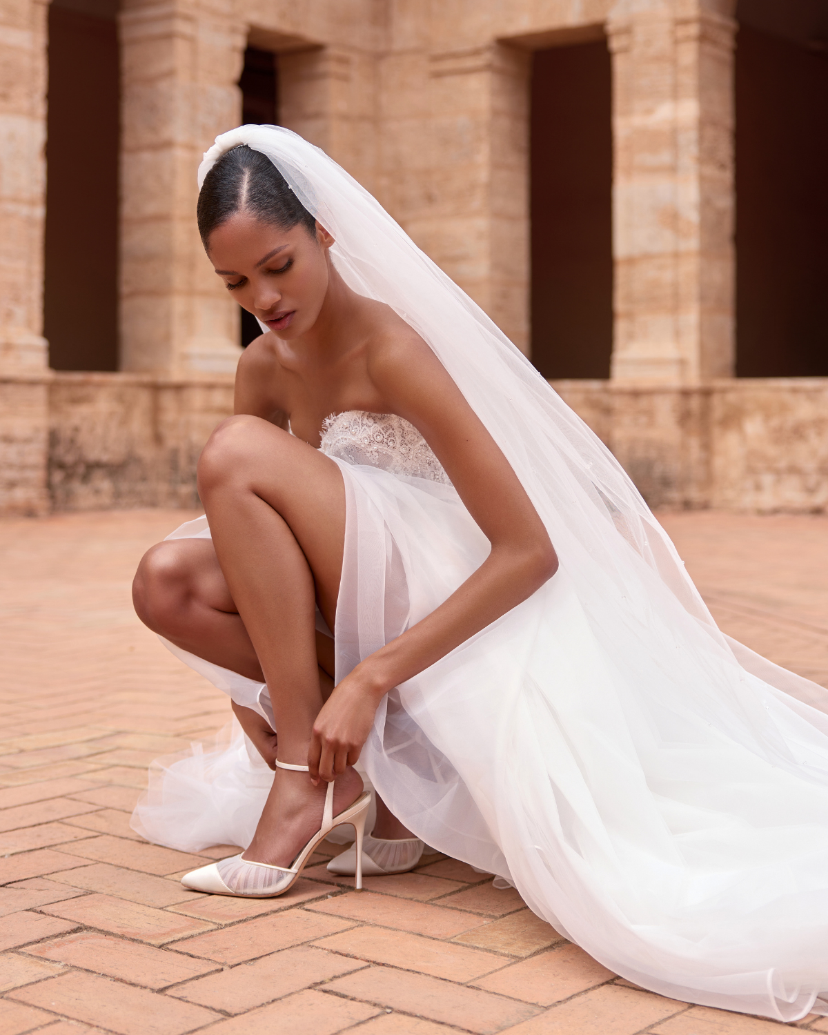 Chantelle Tulle - White Tulle Bridal Point