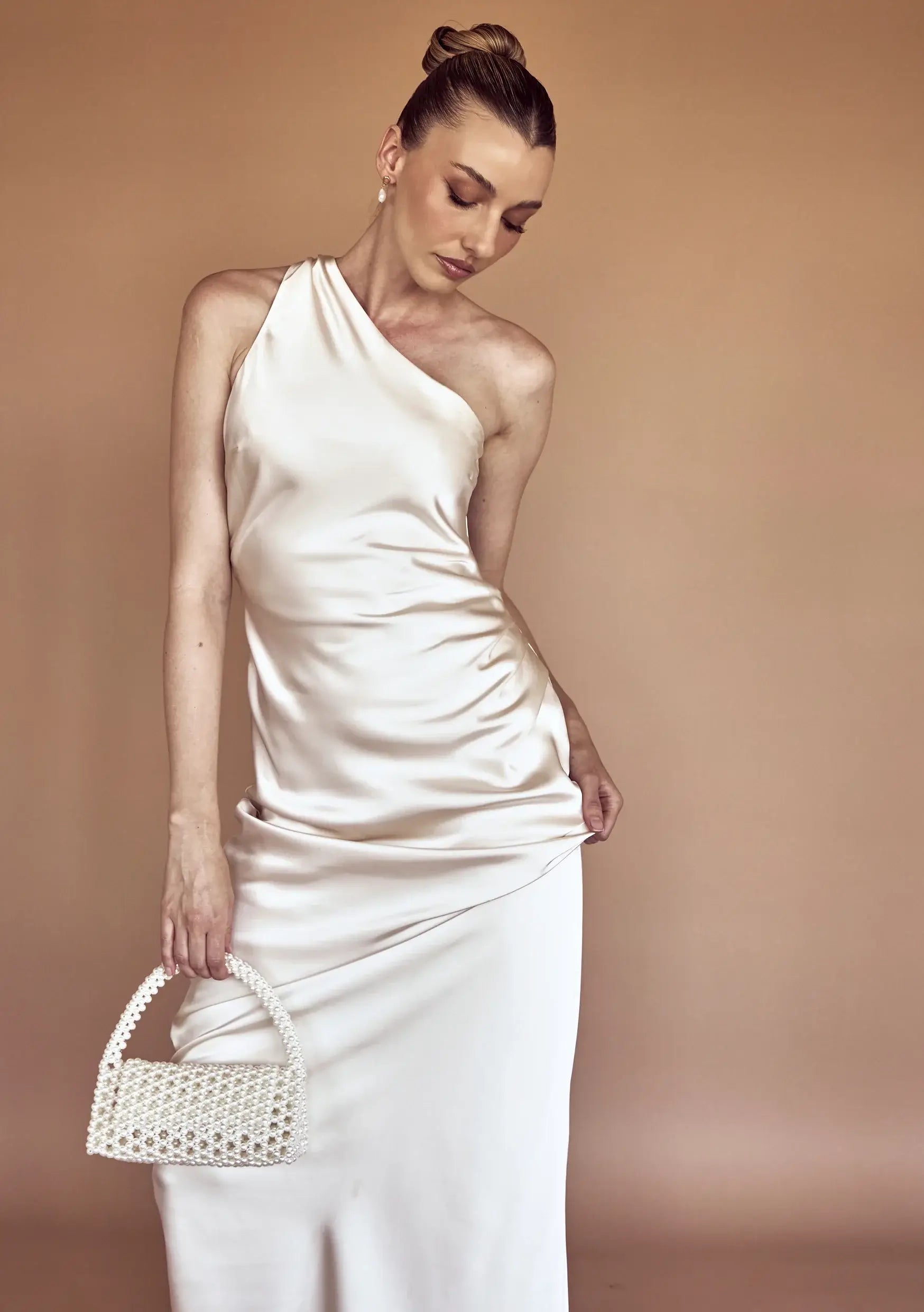 Buy Lola Knight - Coco Ivory Pearl Bag online | The White Collection Australia
