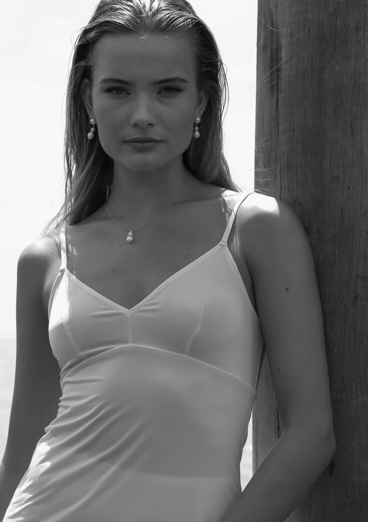 Buy Lola Knight - Holly Pearl Necklace - Silver online | The White Collection Australia