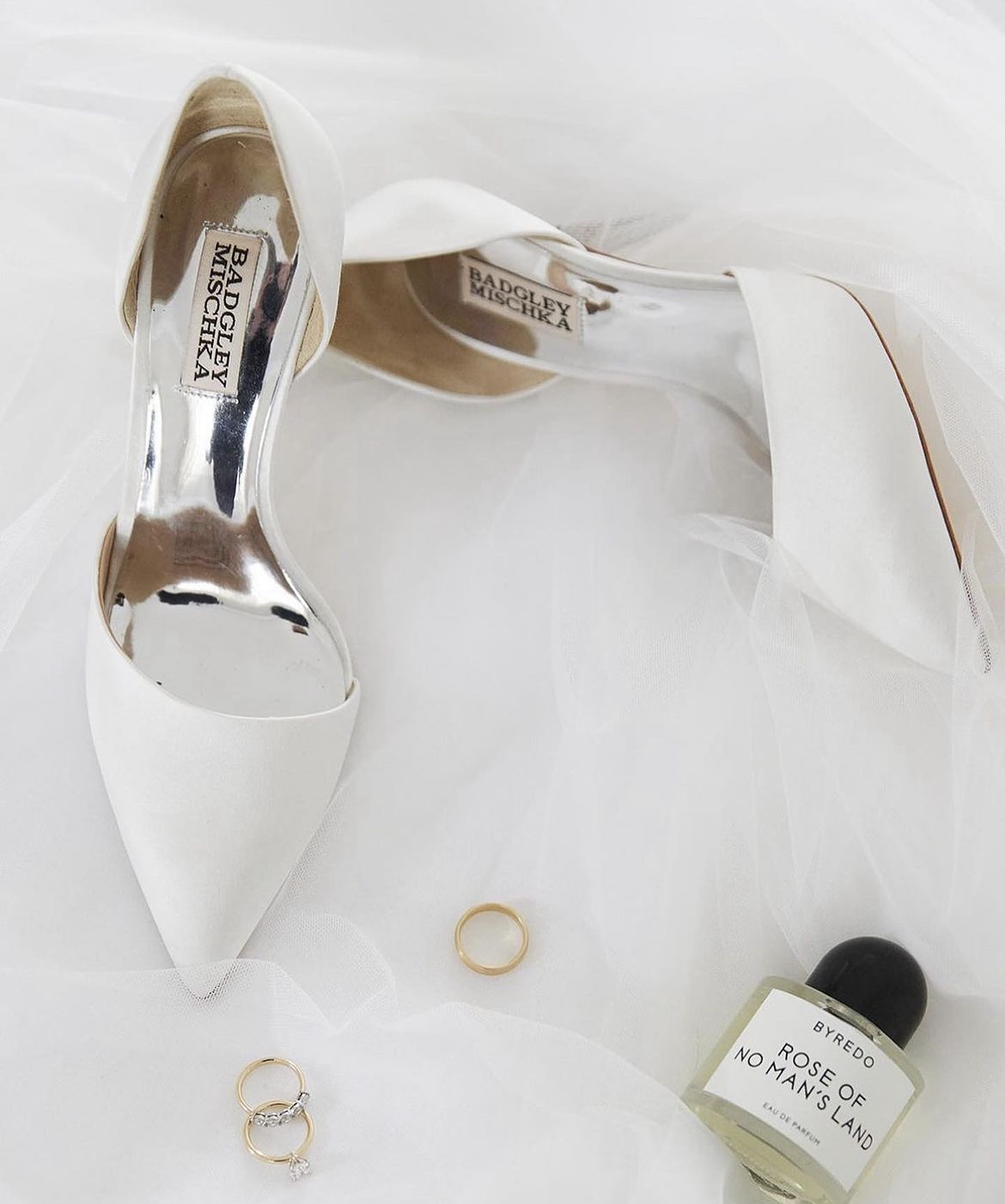 Ozara II - Crystal Heel Pointed Toe Bridal Pump - White