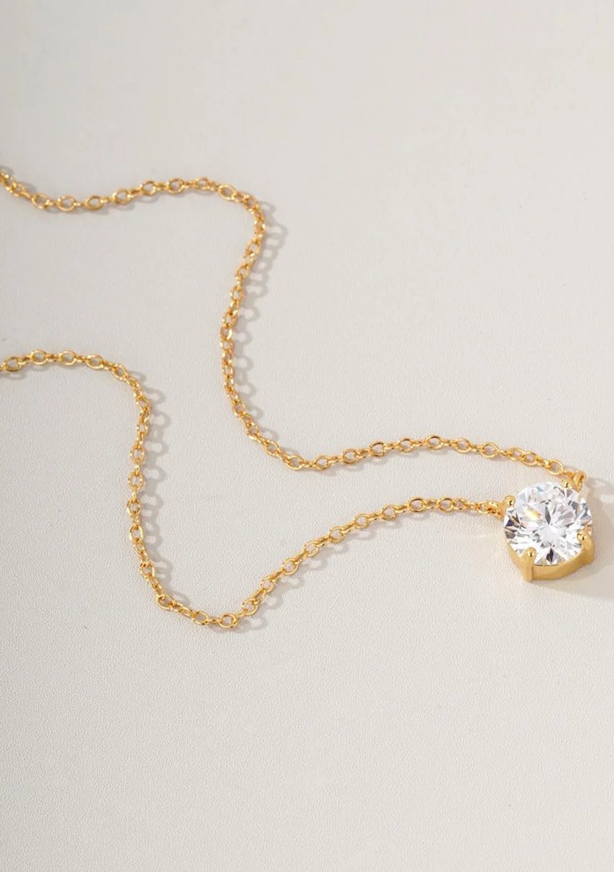 Buy Lola Knight - Lily Crystal Necklace - 18K Gold online | The White Collection Australia