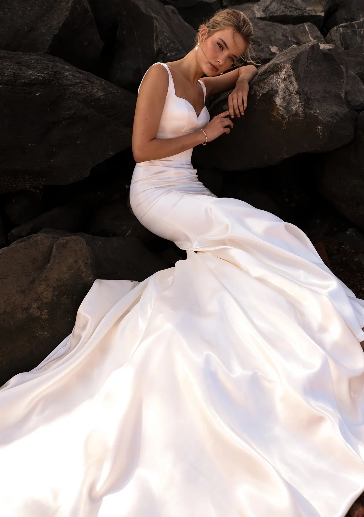 Lola Knight - Marinda - Freshwater Pearl Drop Earrings - 18ct Gold