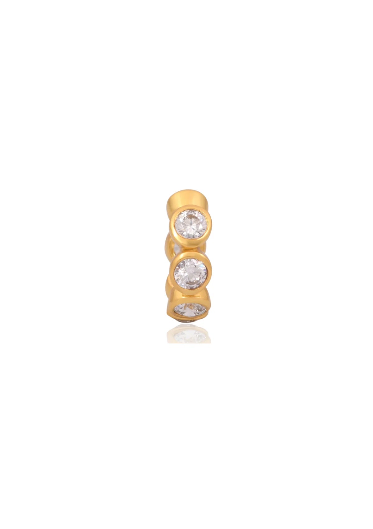 Lola Knight - Nadia - Crystal Ear Cuff - 18K Gold