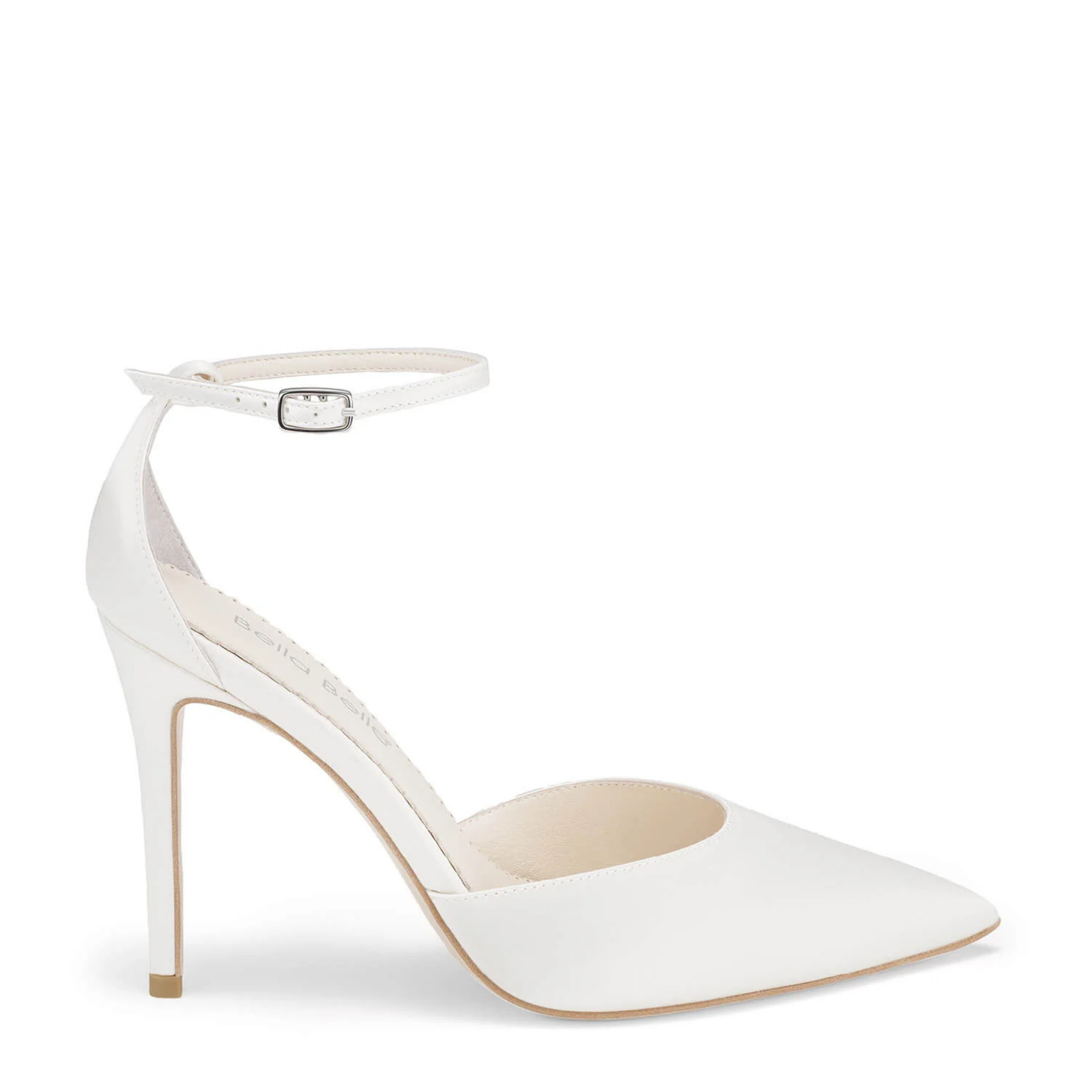 Nova - 4 Inch High Heel Wedding Shoes - Ivory