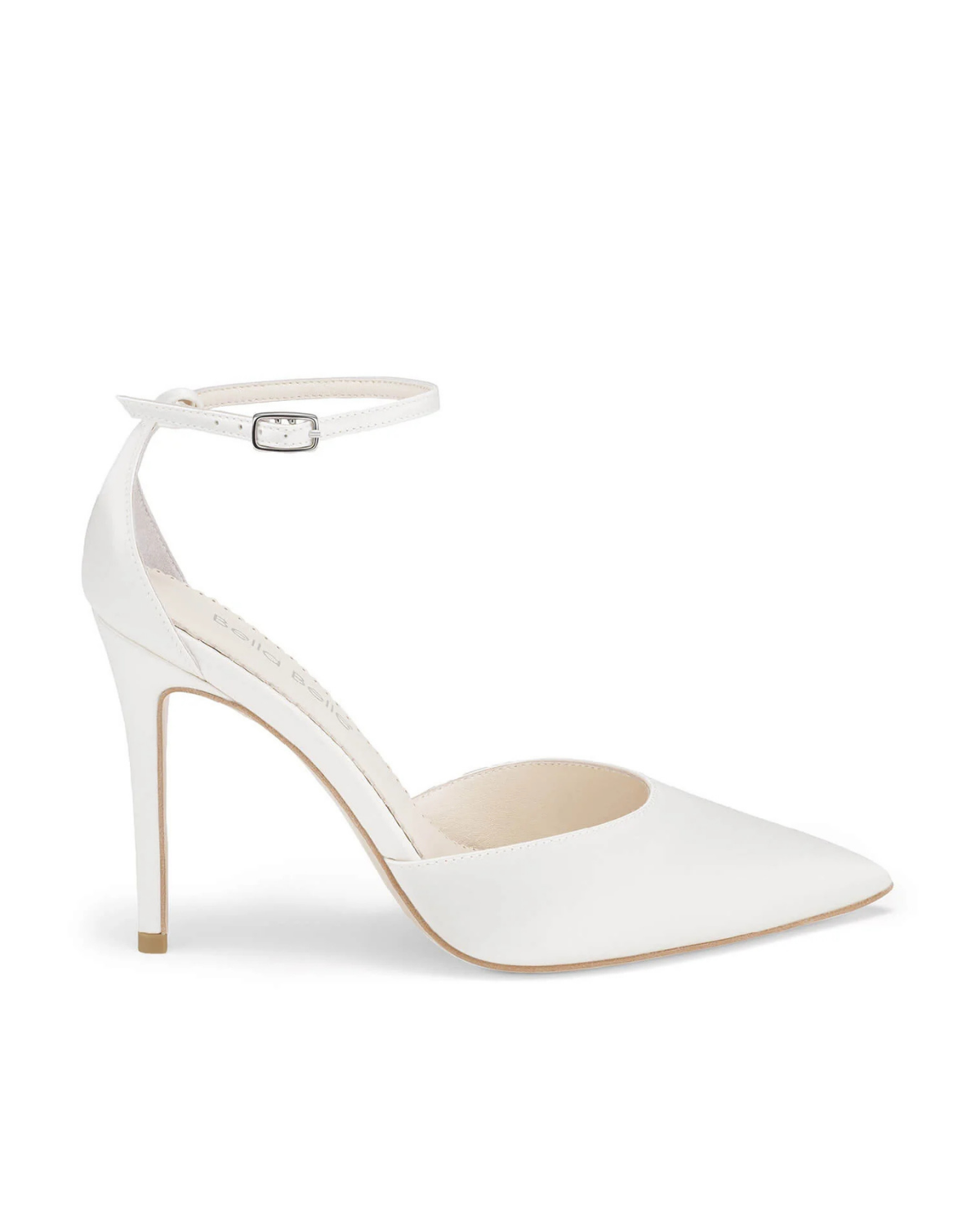 Nova - 4 Inch High Heel Wedding Shoes - Ivory