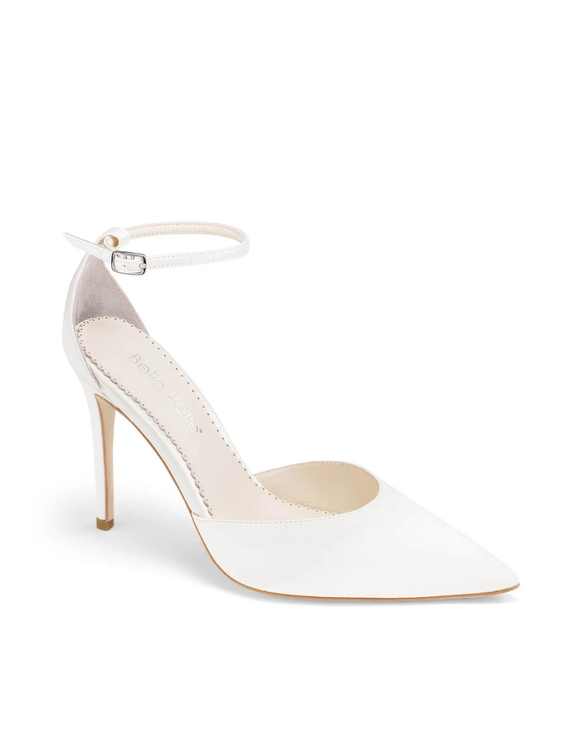 Nova - 4 Inch High Heel Wedding Shoes - Ivory