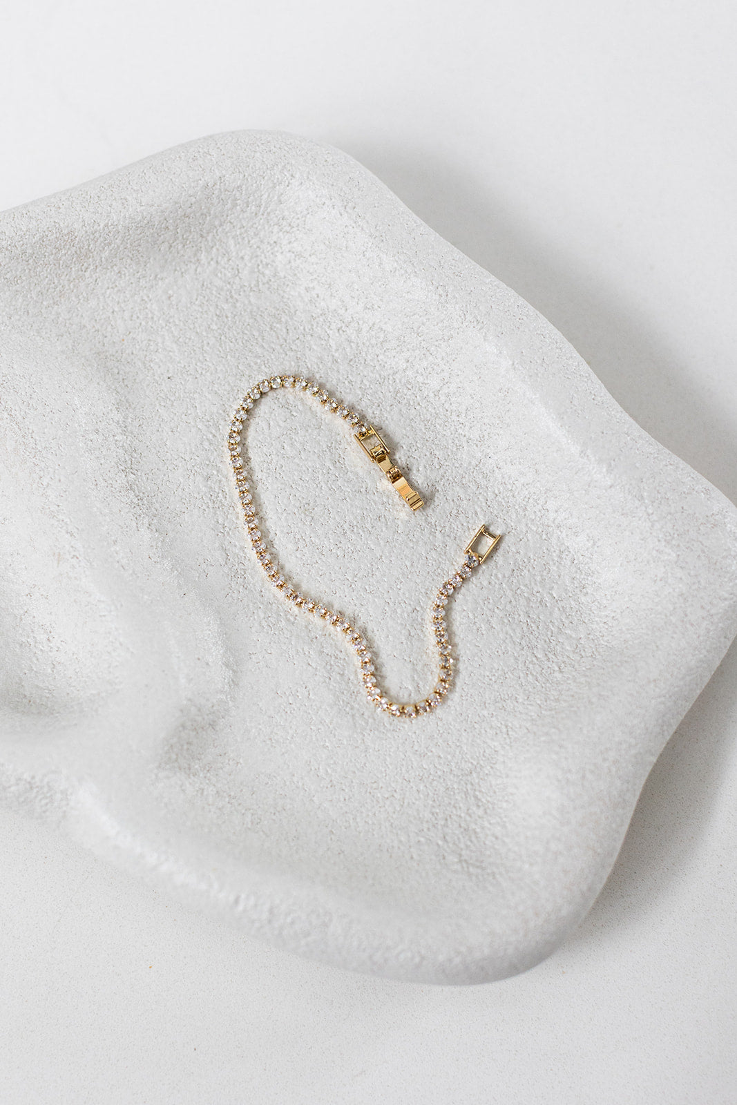 Buy Olive - Delicate Oval Bridal Tennis Bracelet online | The White Collection Australia