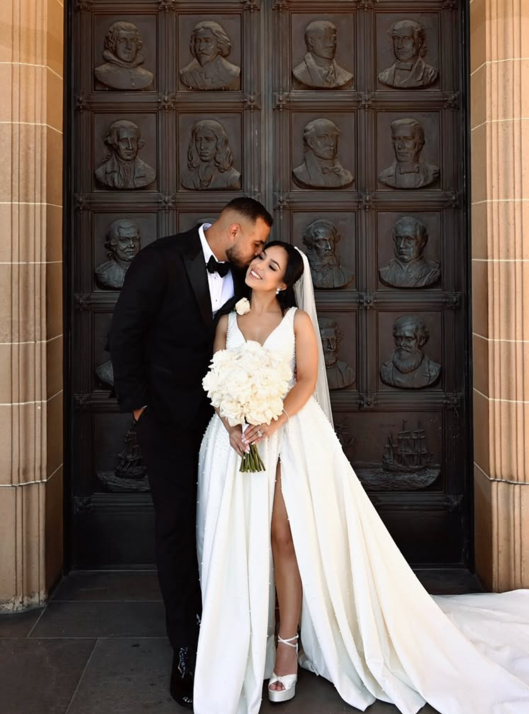 Serafina - Open Toe Platform Bridal Sandals