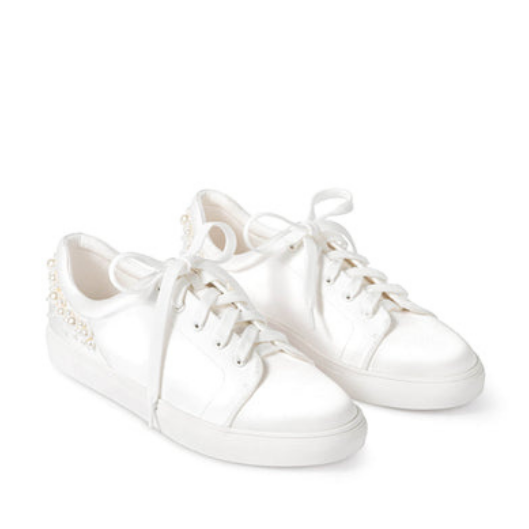 Tessa - Tessa Pearl Wedding Sneakers - Ivory