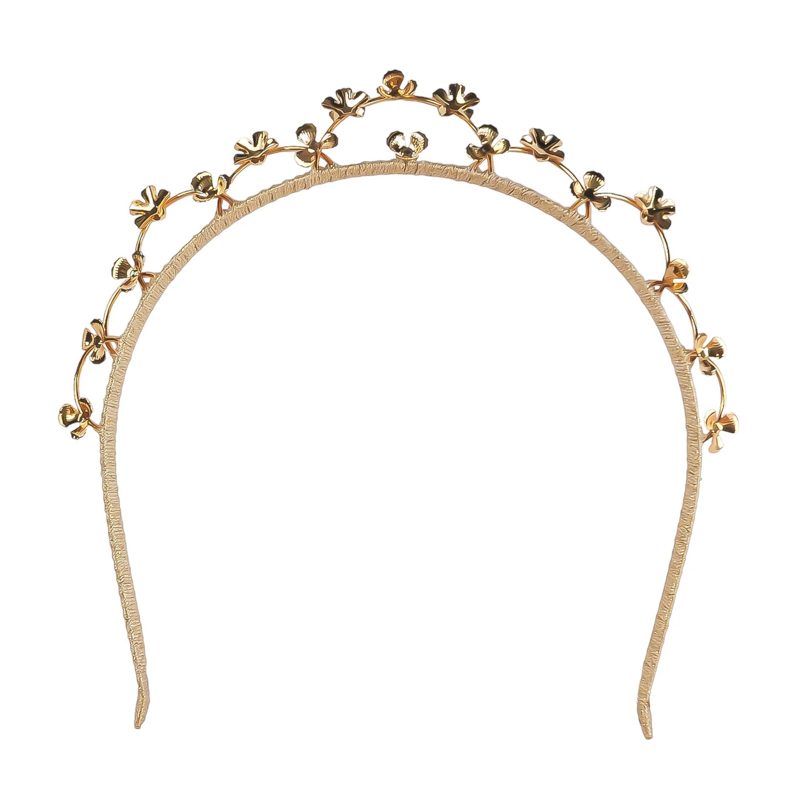 Buy A'el Este - Valencia Set - Bridal Floral Crown & Amelia Headband - Gold online | The White Collection Australia