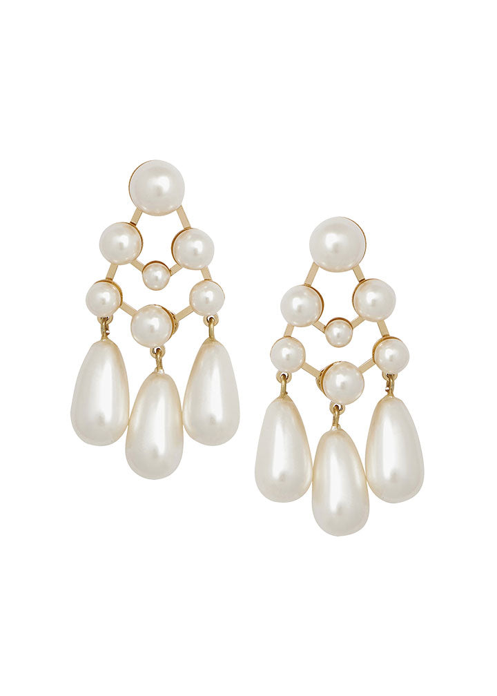 Buy Elizabeth Bower - Pearlette Bauble - Gold online | The White Collection Australia