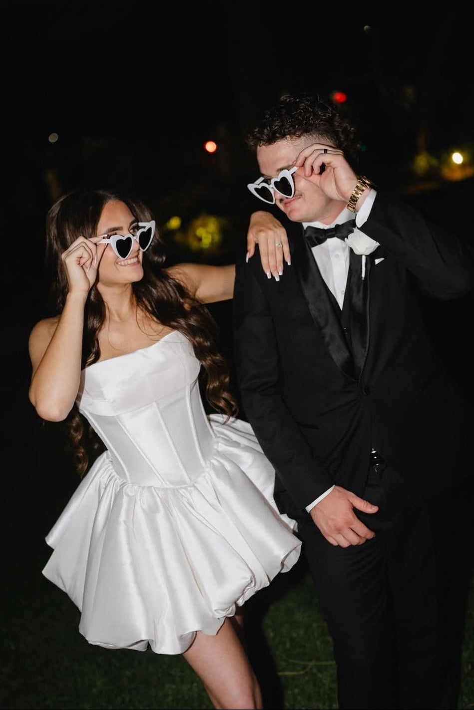 Buy Stella - White Love Heart Sunglasses online | The White Collection Australia
