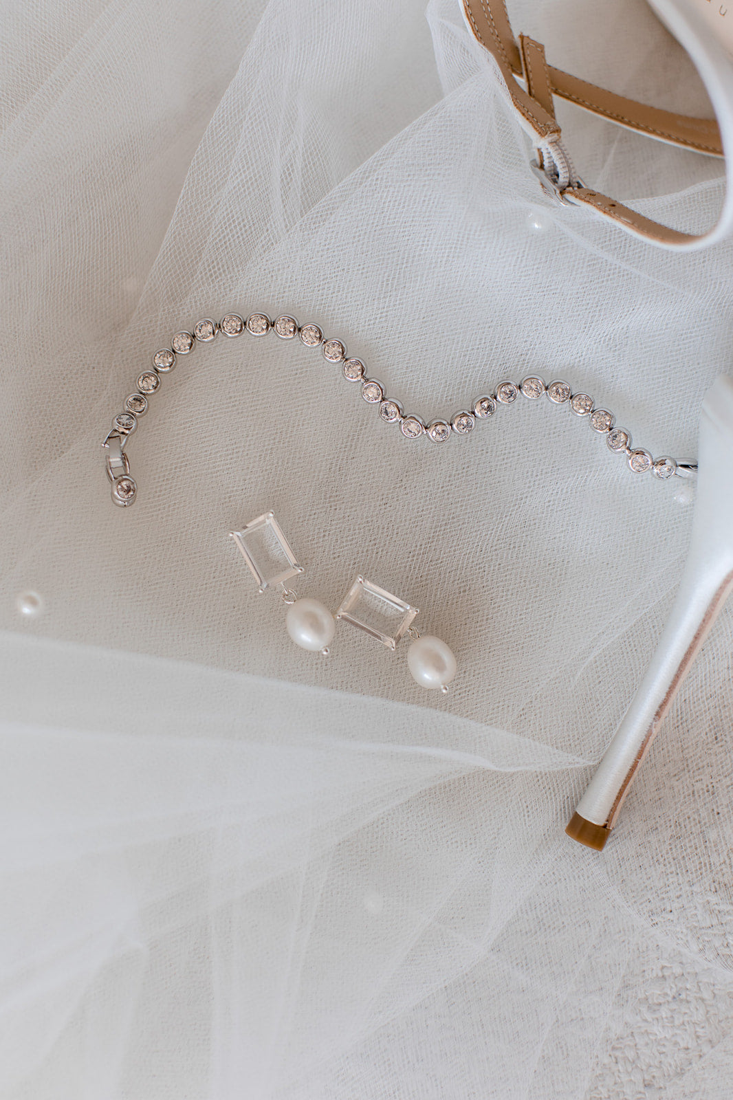 Buy Lola Knight - Thea - Pearl & Crystal Earrings - Silver online | The White Collection Australia