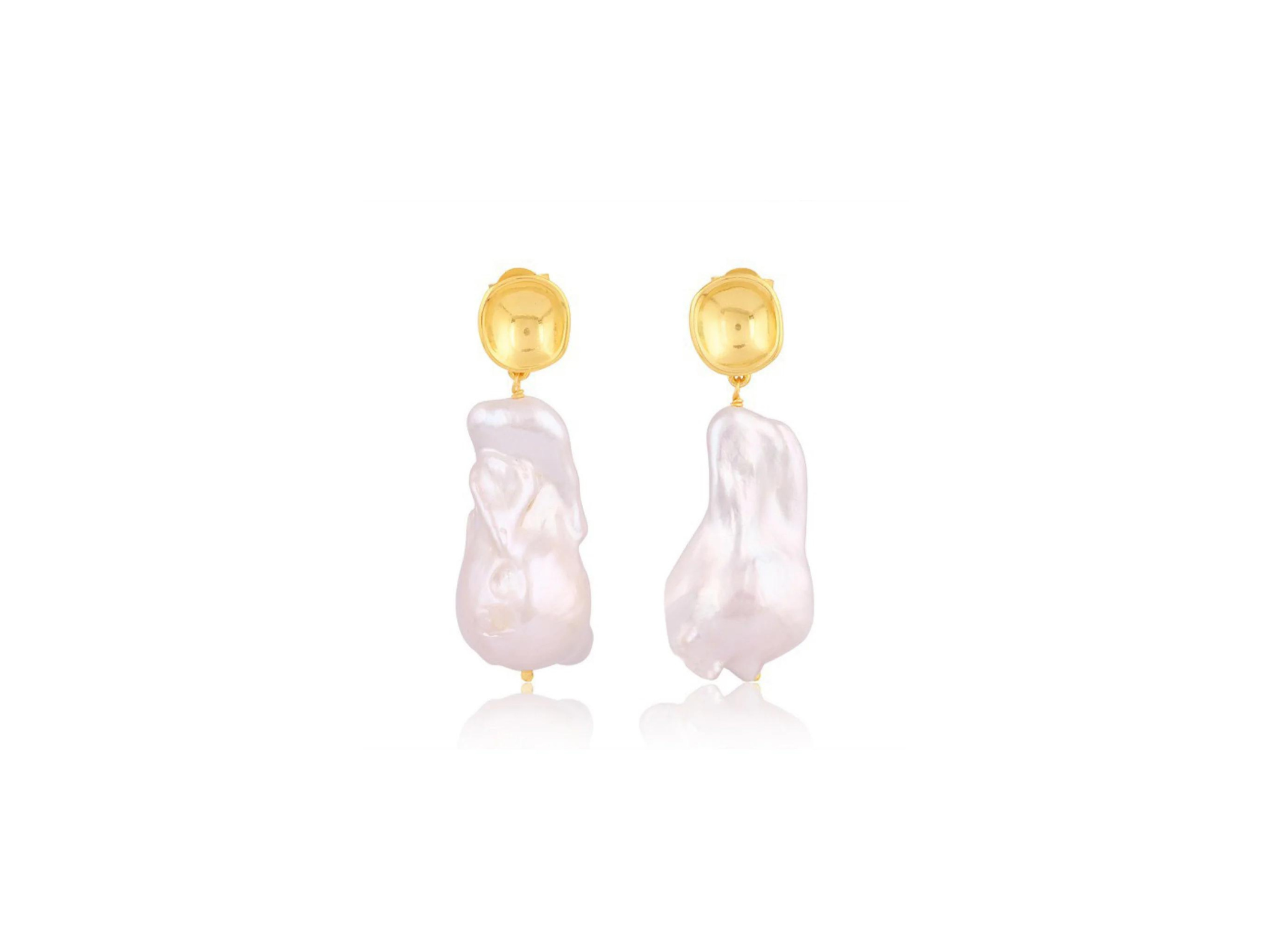 Lola Knight - Addison - Pearl Drop Earrings - 18CT Gold