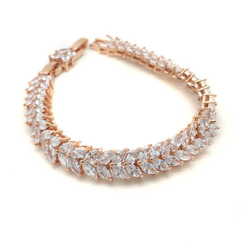 Buy Zoe - Marquise Crystal Bridal Bracelet online | The White Collection Australia